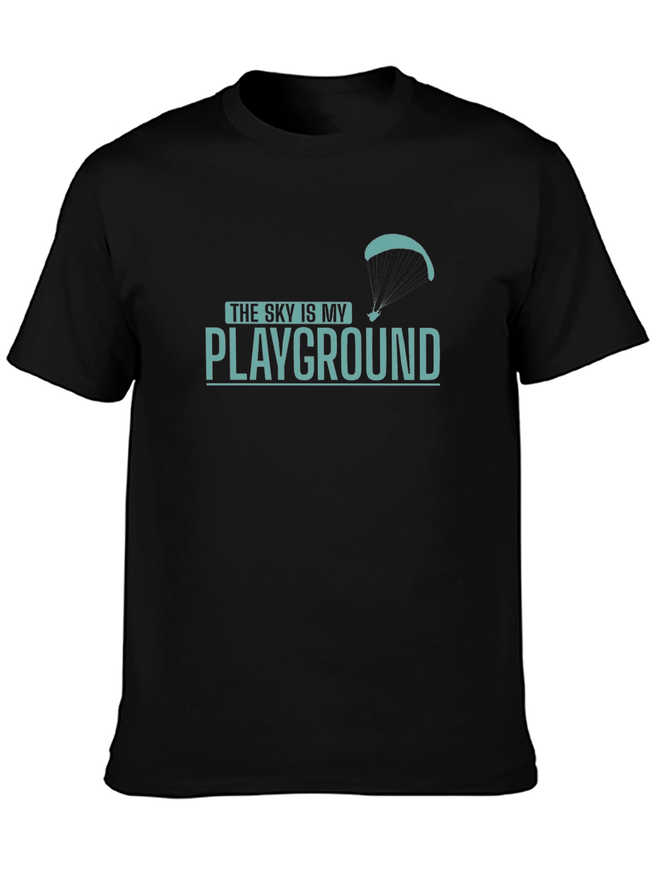 Sky is My Playground T-Shirt - Black Tee