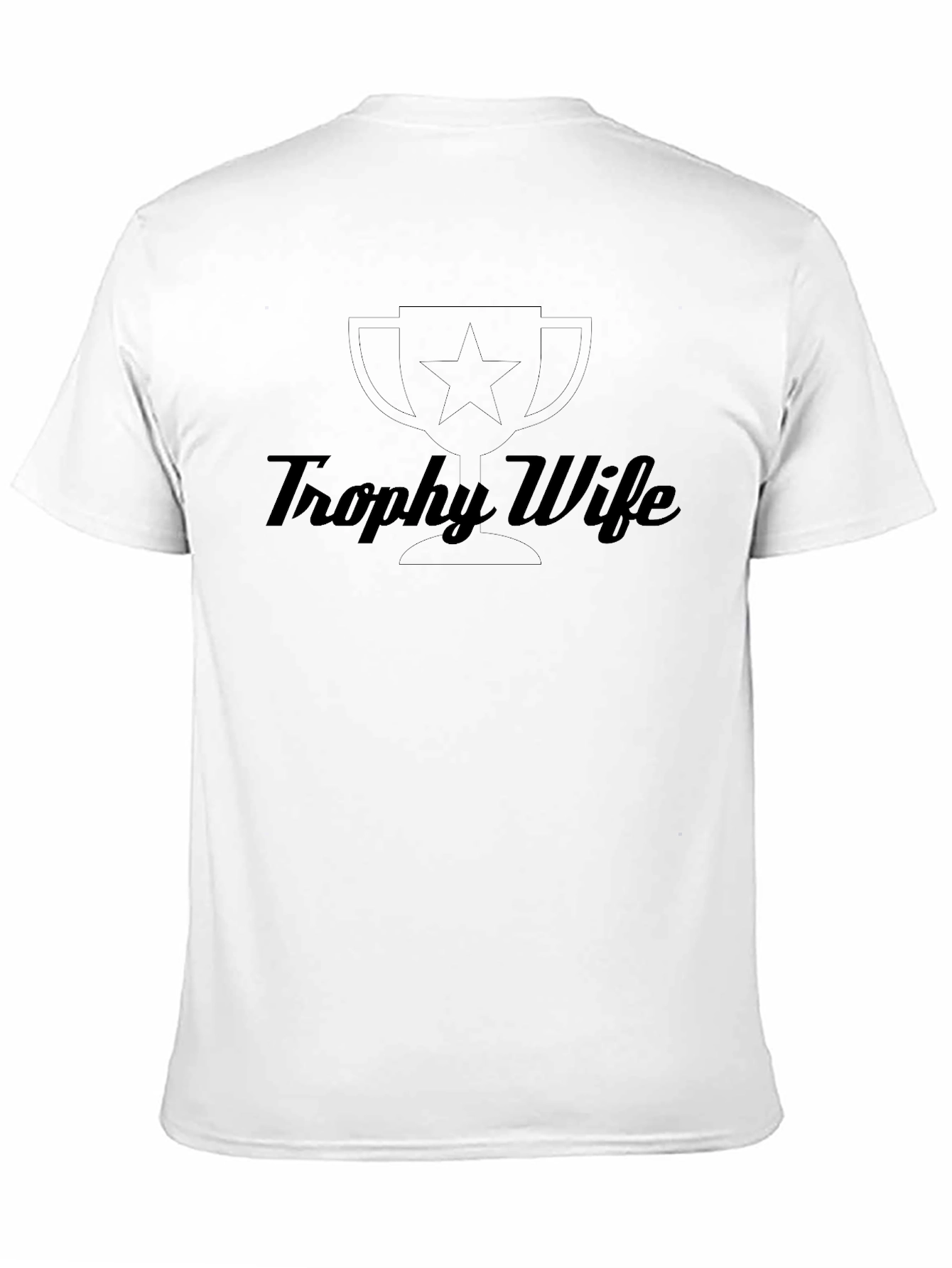 Trophy Wife Graphic Tee - Black