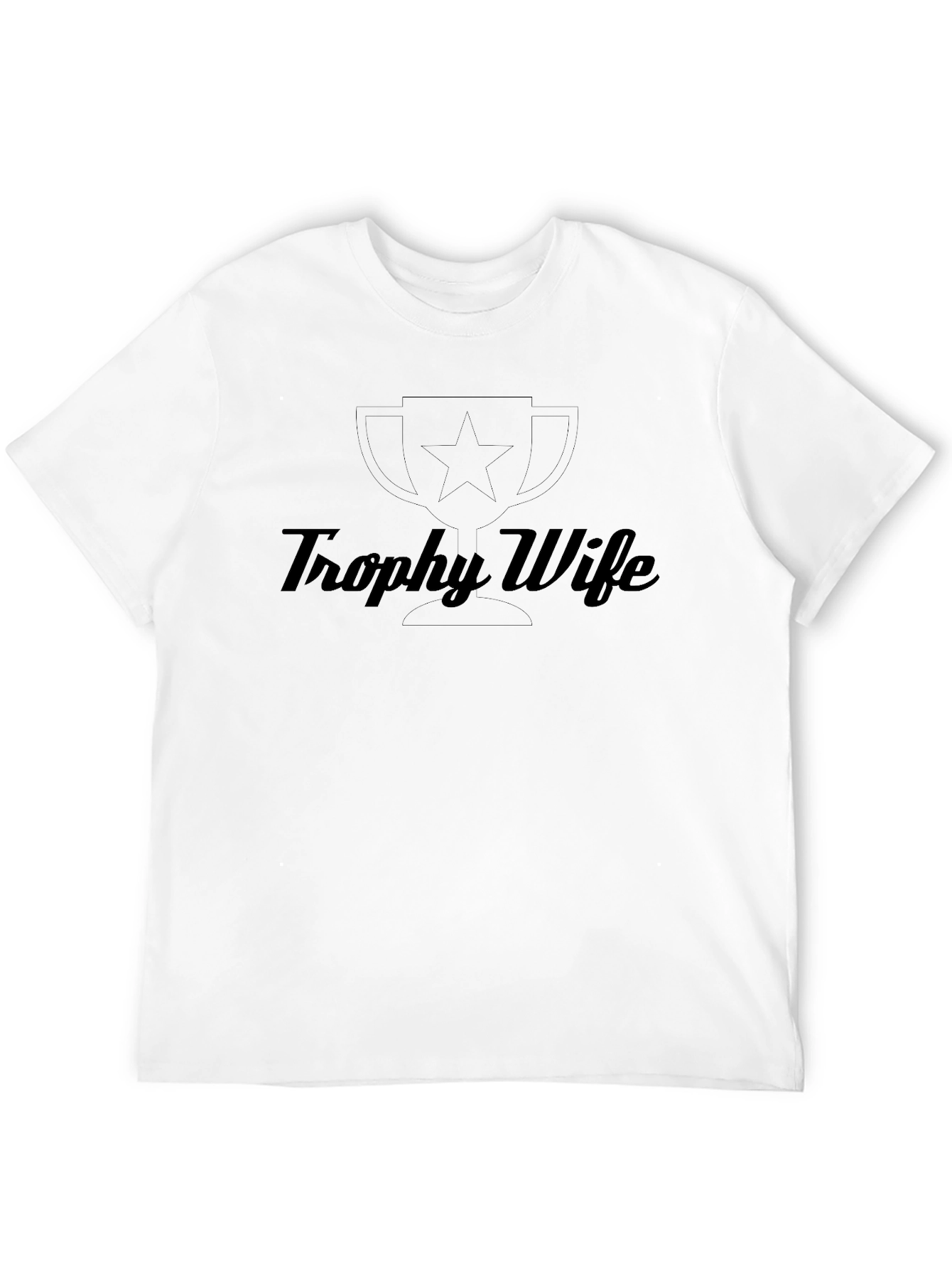 Trophy Wife Graphic Tee - Black