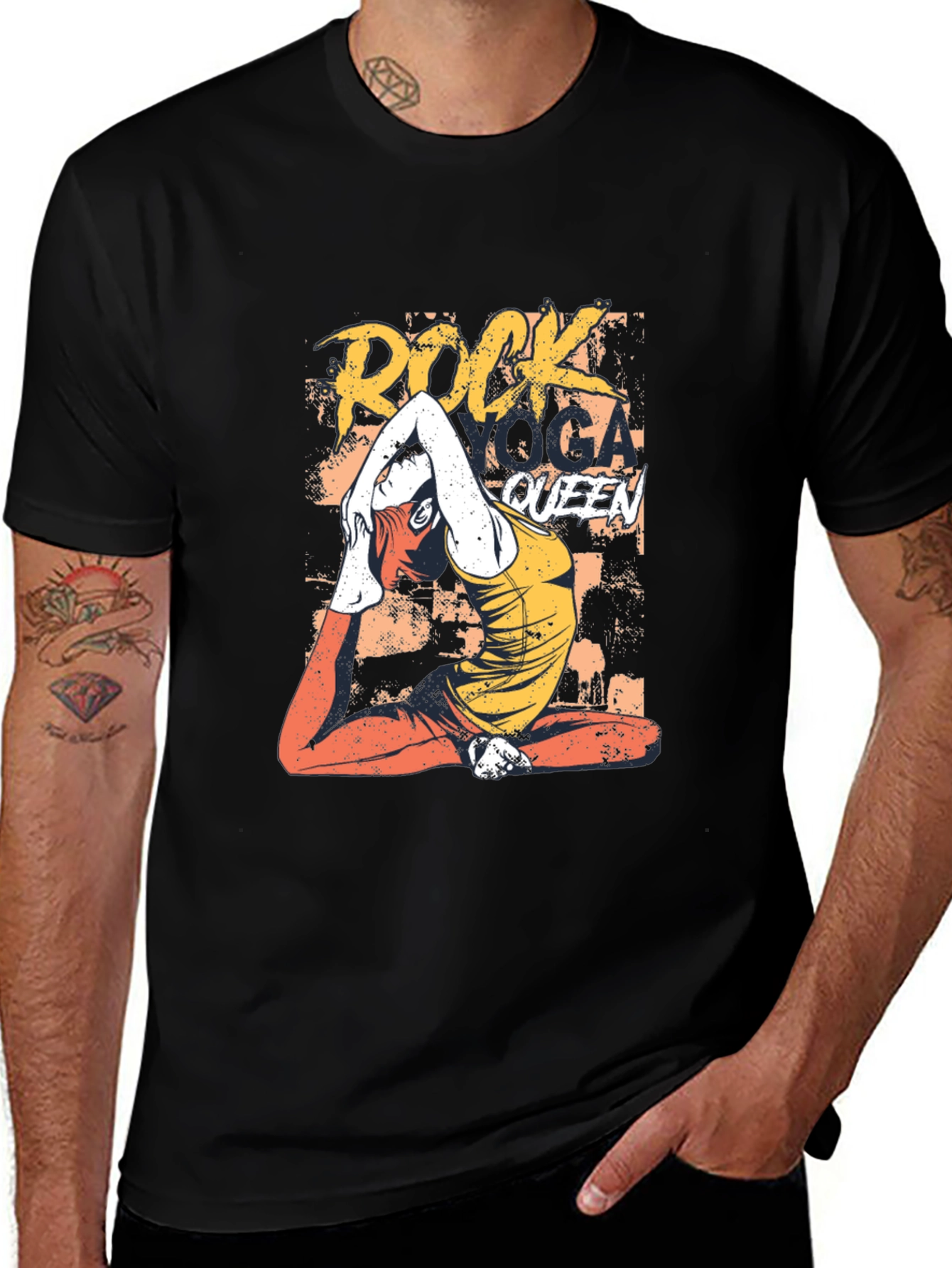 Rock Yoga Queen Graphic T-Shirt