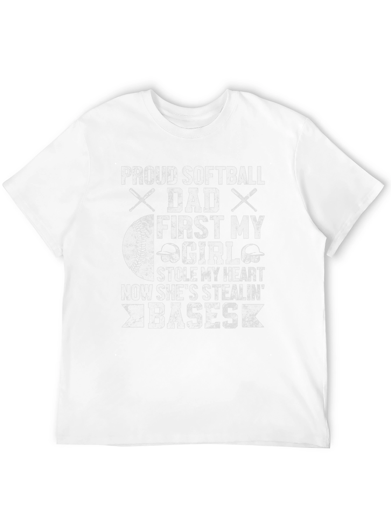 Proud Softball Dad T-Shirt