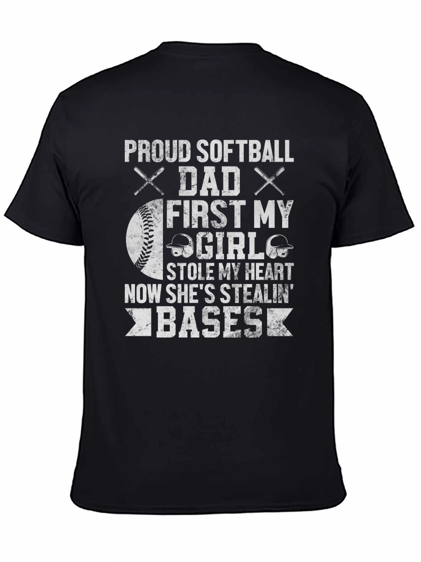 Proud Softball Dad T-Shirt
