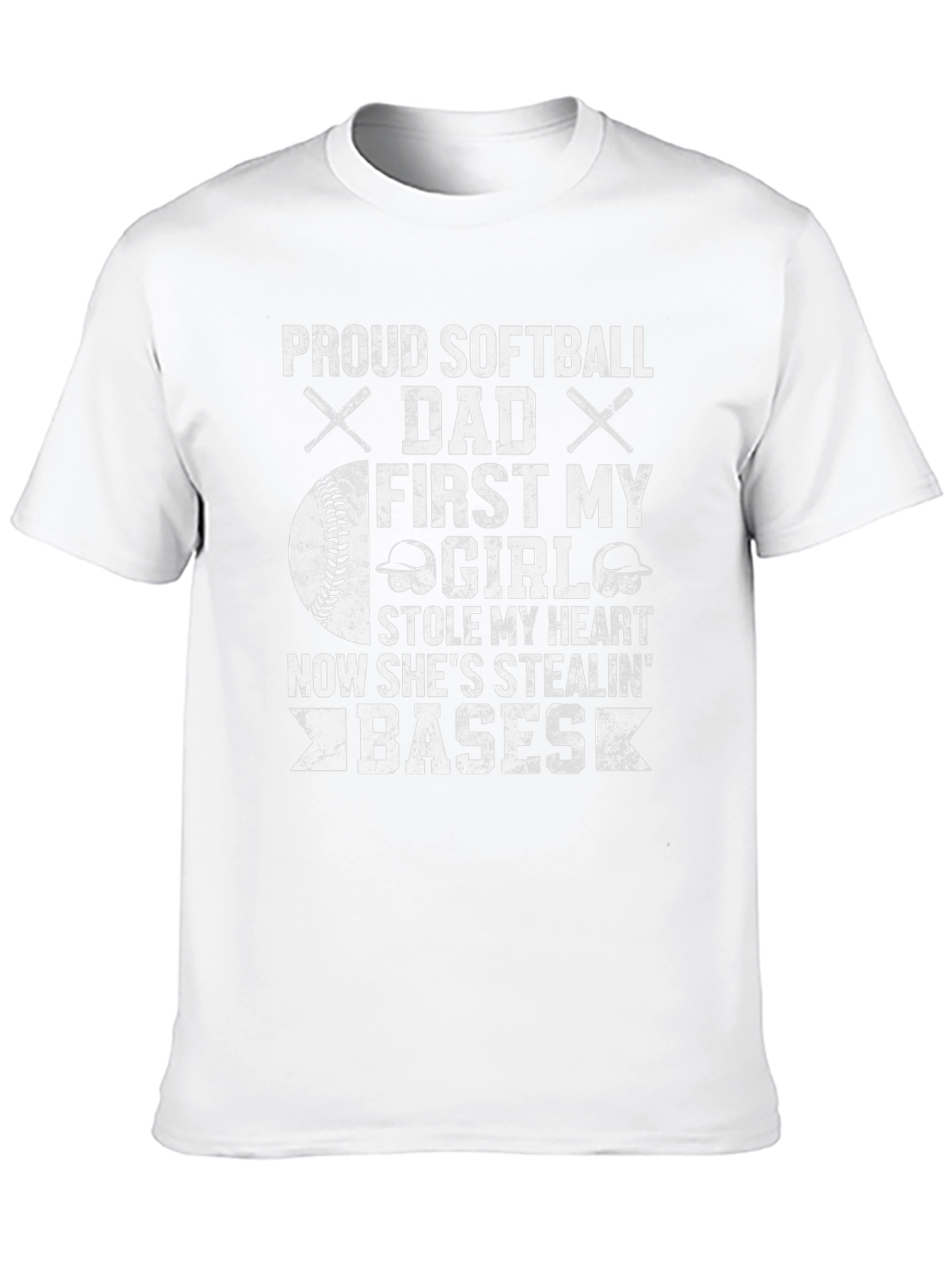 Proud Softball Dad T-Shirt