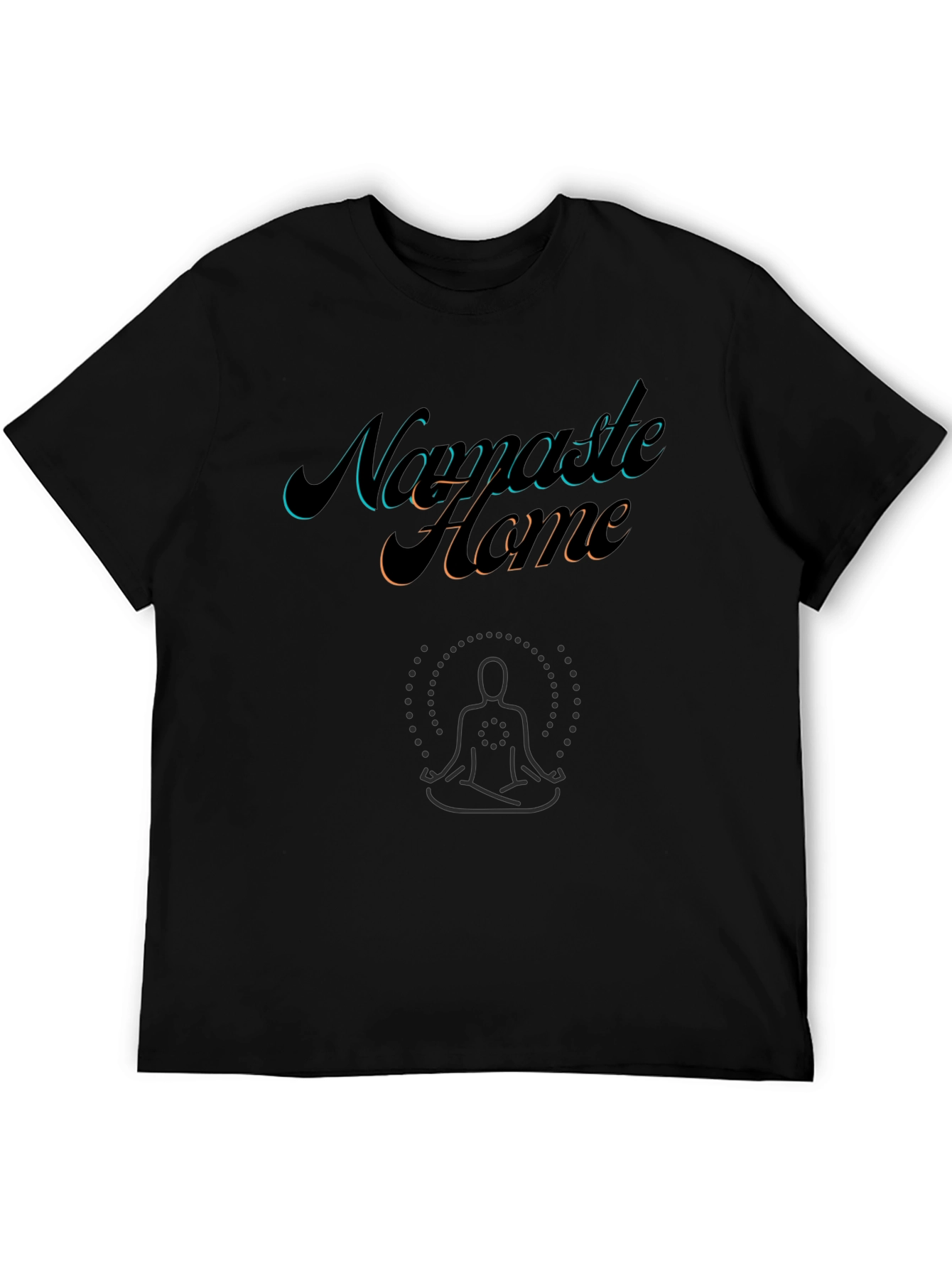 Namaste Home Graphic Tee - Black Yoga T-Shirt