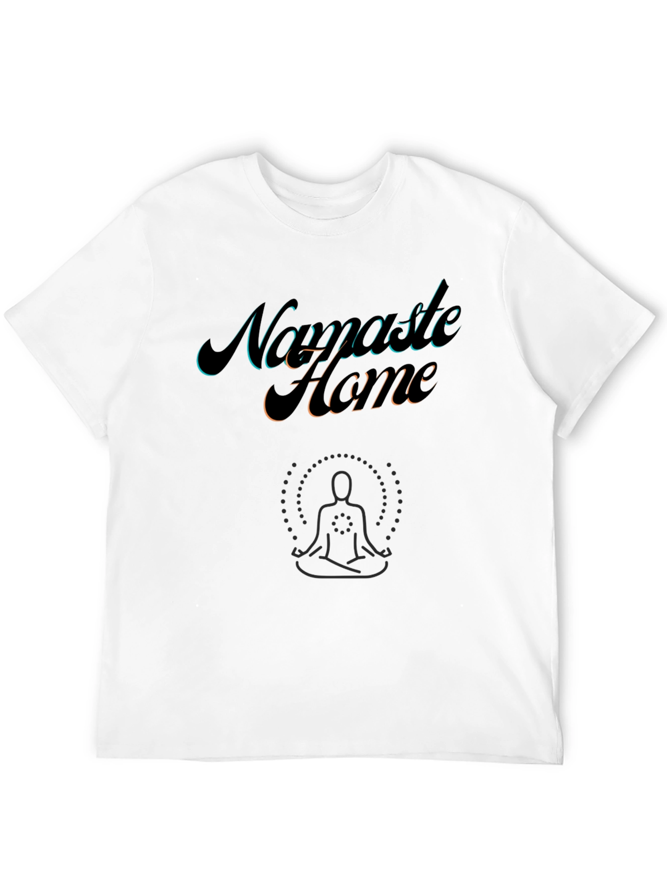 Namaste Home Graphic Tee - Black Yoga T-Shirt
