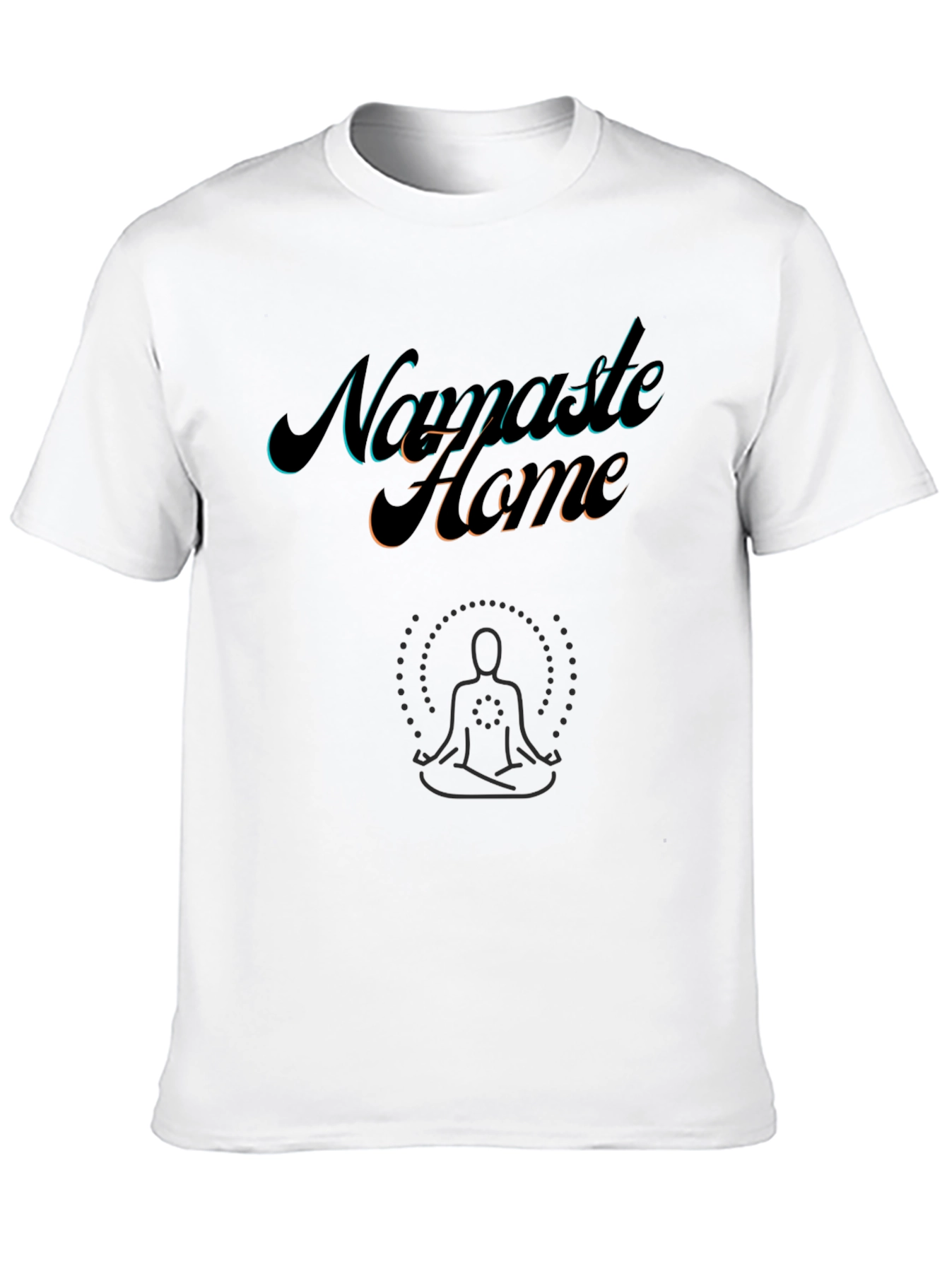 Namaste Home Graphic Tee - Black Yoga T-Shirt