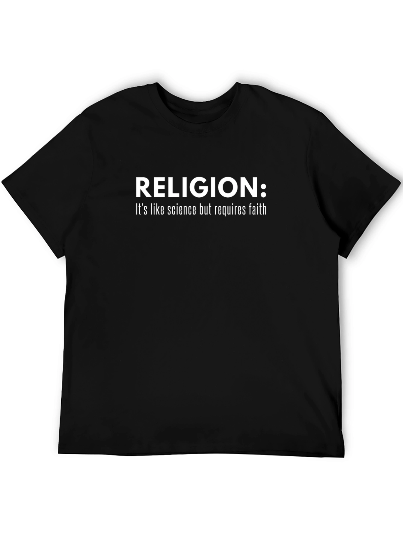 Religion Science Faith T-Shirt