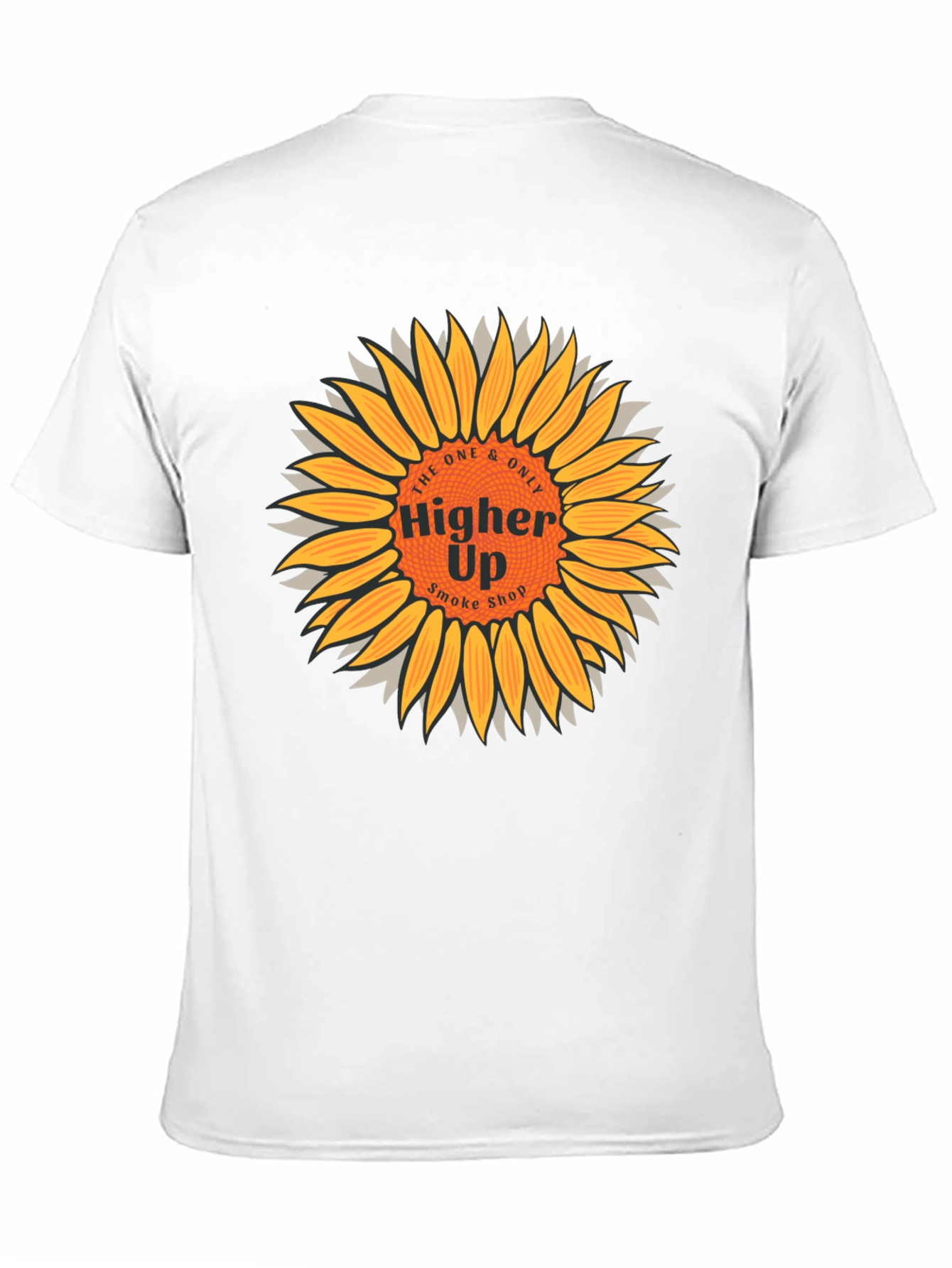 Higher Up Smoke Shop Sunflower Graphic T-Shirt