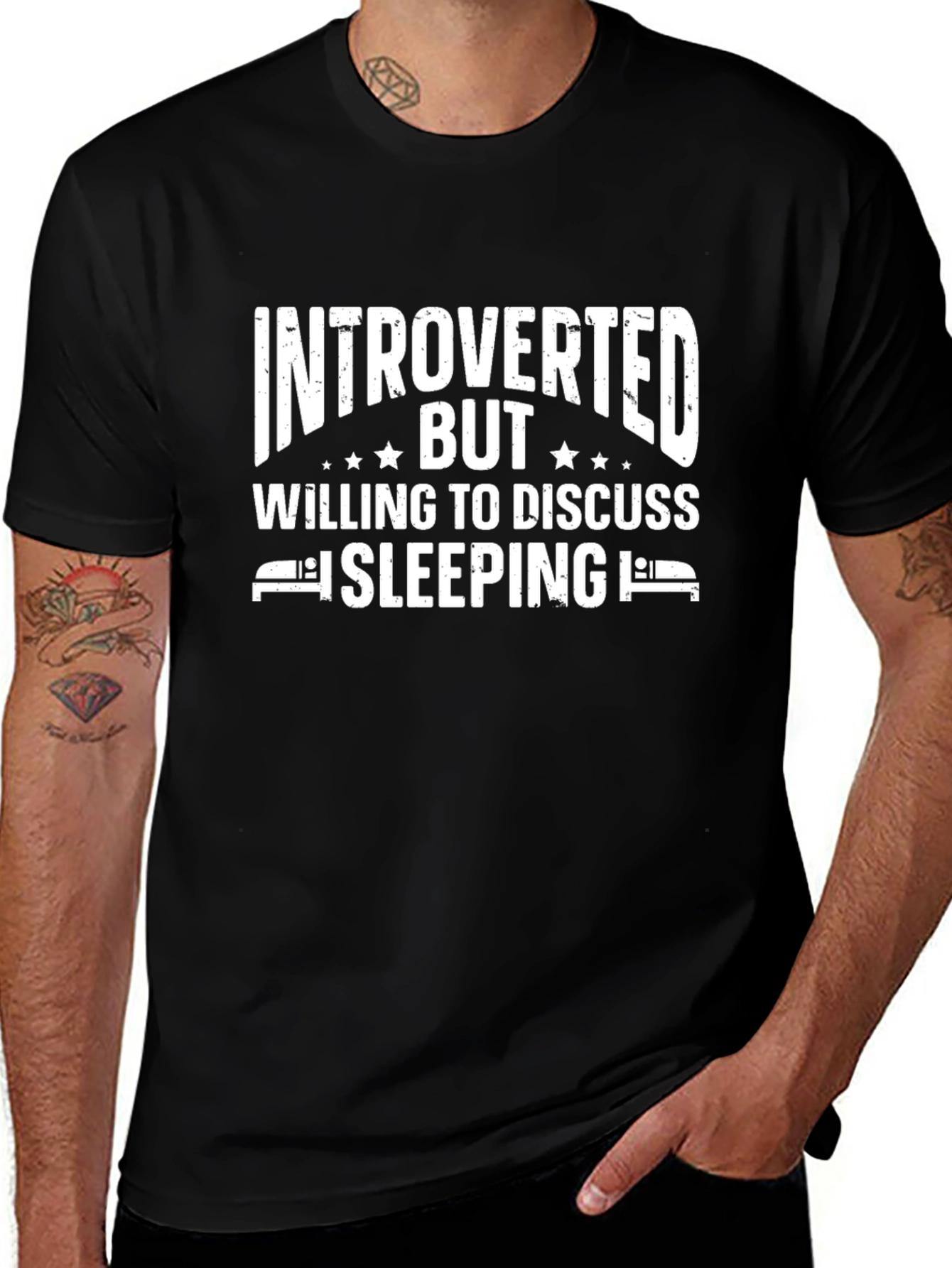Introverted Sleeping T-Shirt