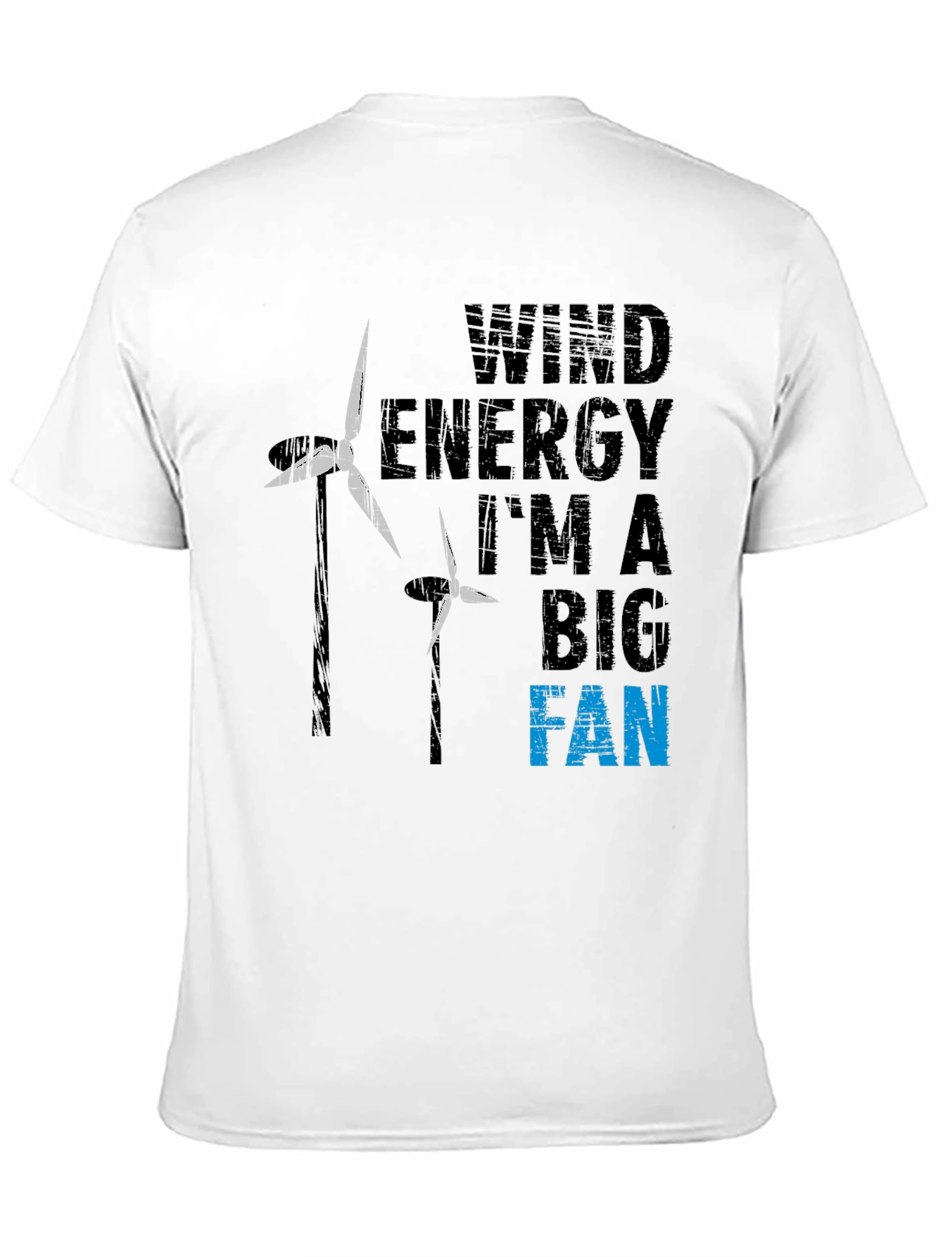 Wind Energy Fan Graphic Tee - Sustainable Statement