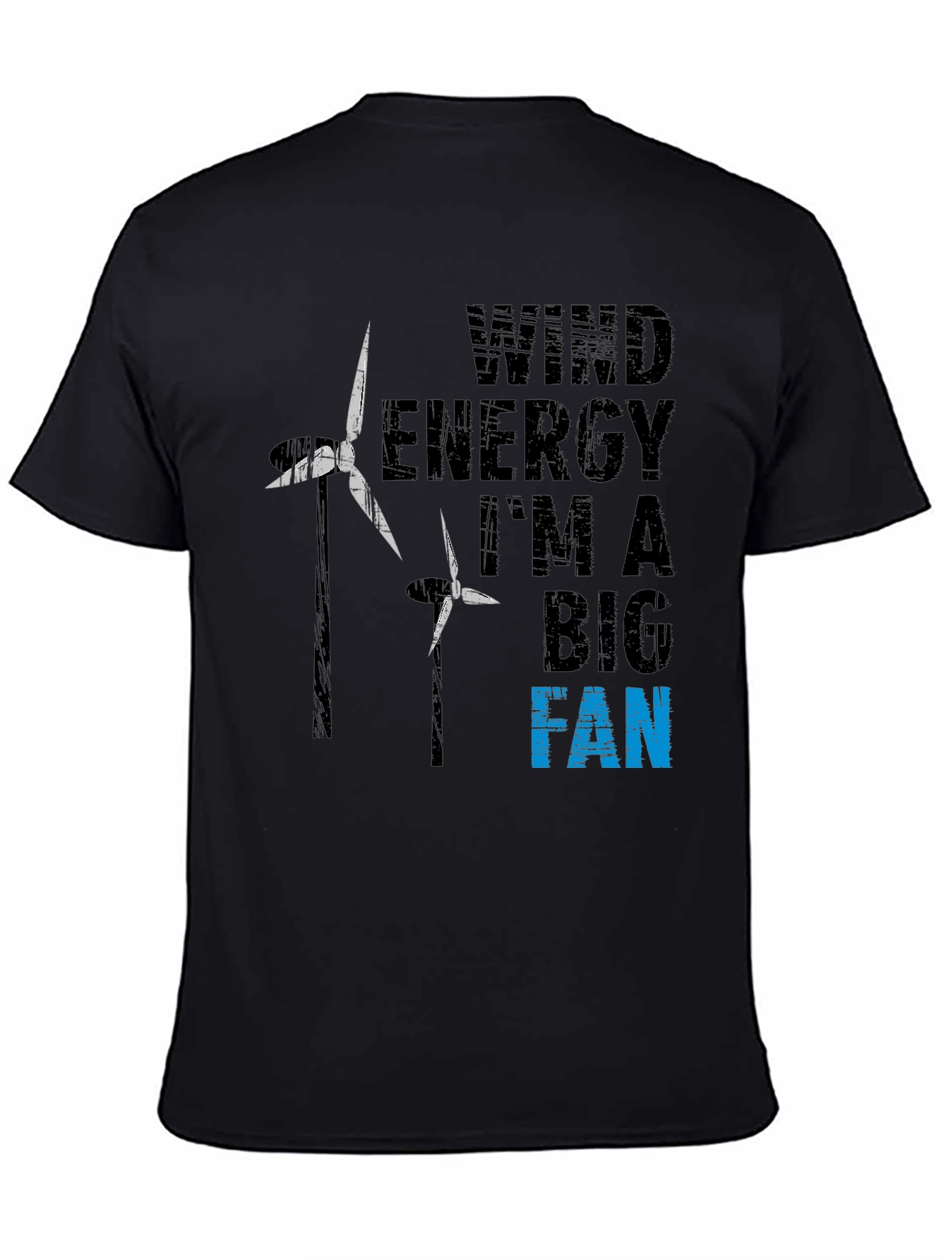 Wind Energy Fan Graphic Tee - Sustainable Statement