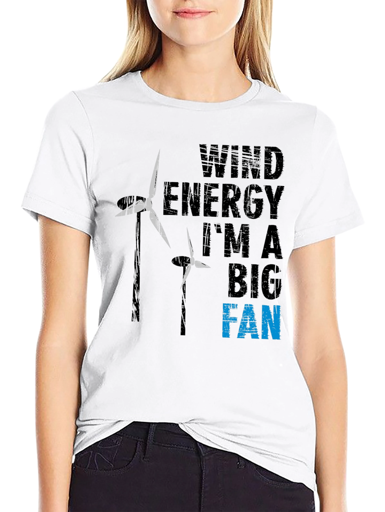 Wind Energy Fan Graphic Tee - Sustainable Statement