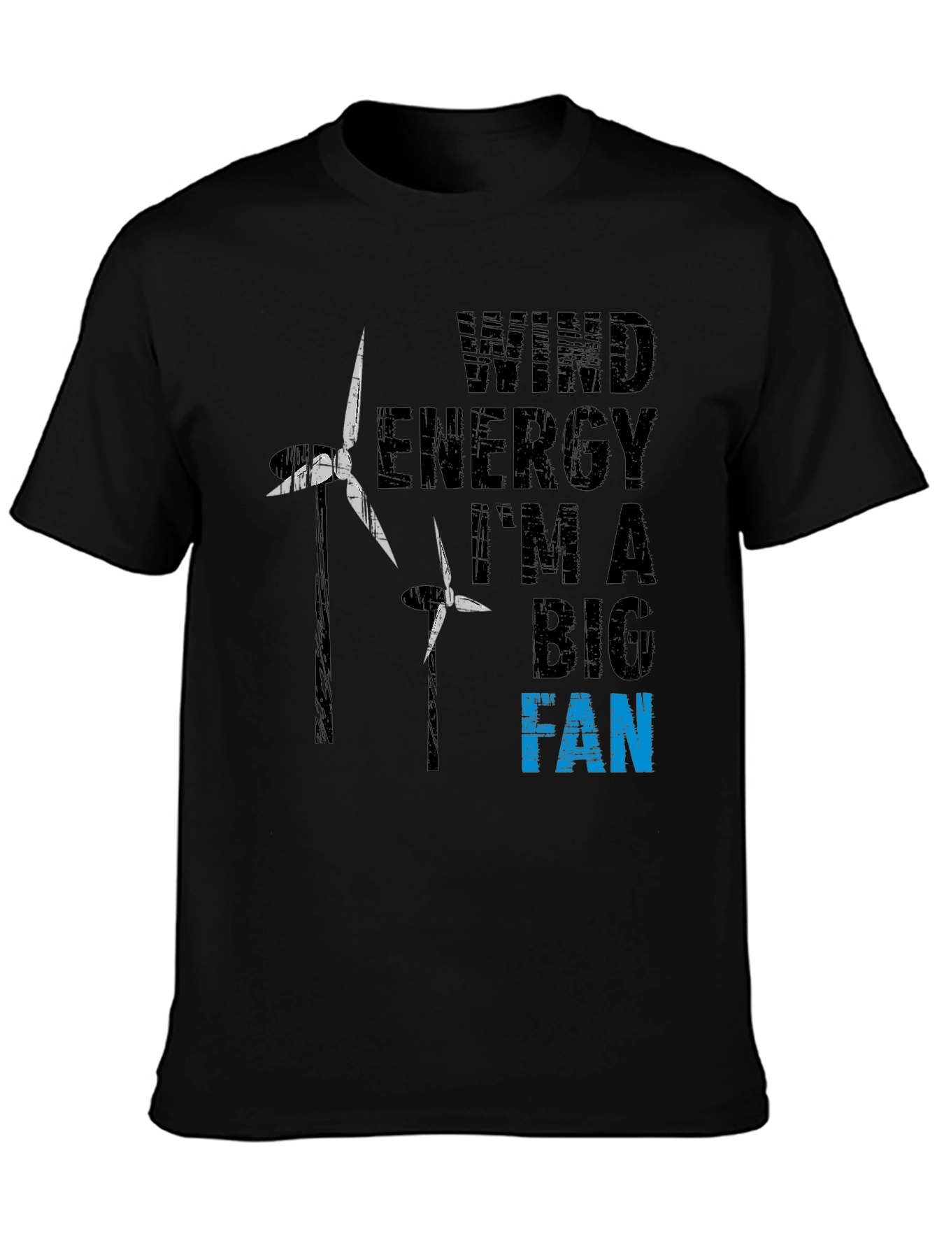 Wind Energy Fan Graphic Tee - Sustainable Statement