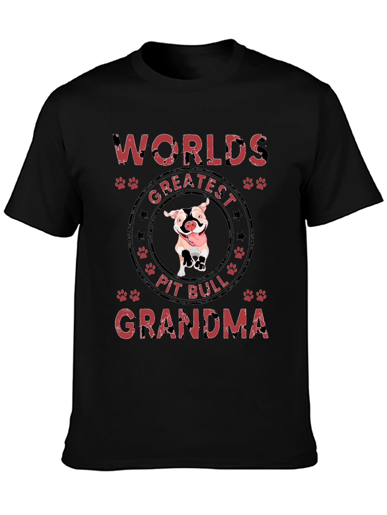 Worlds Greatest Pit Bull Grandma T-Shirt