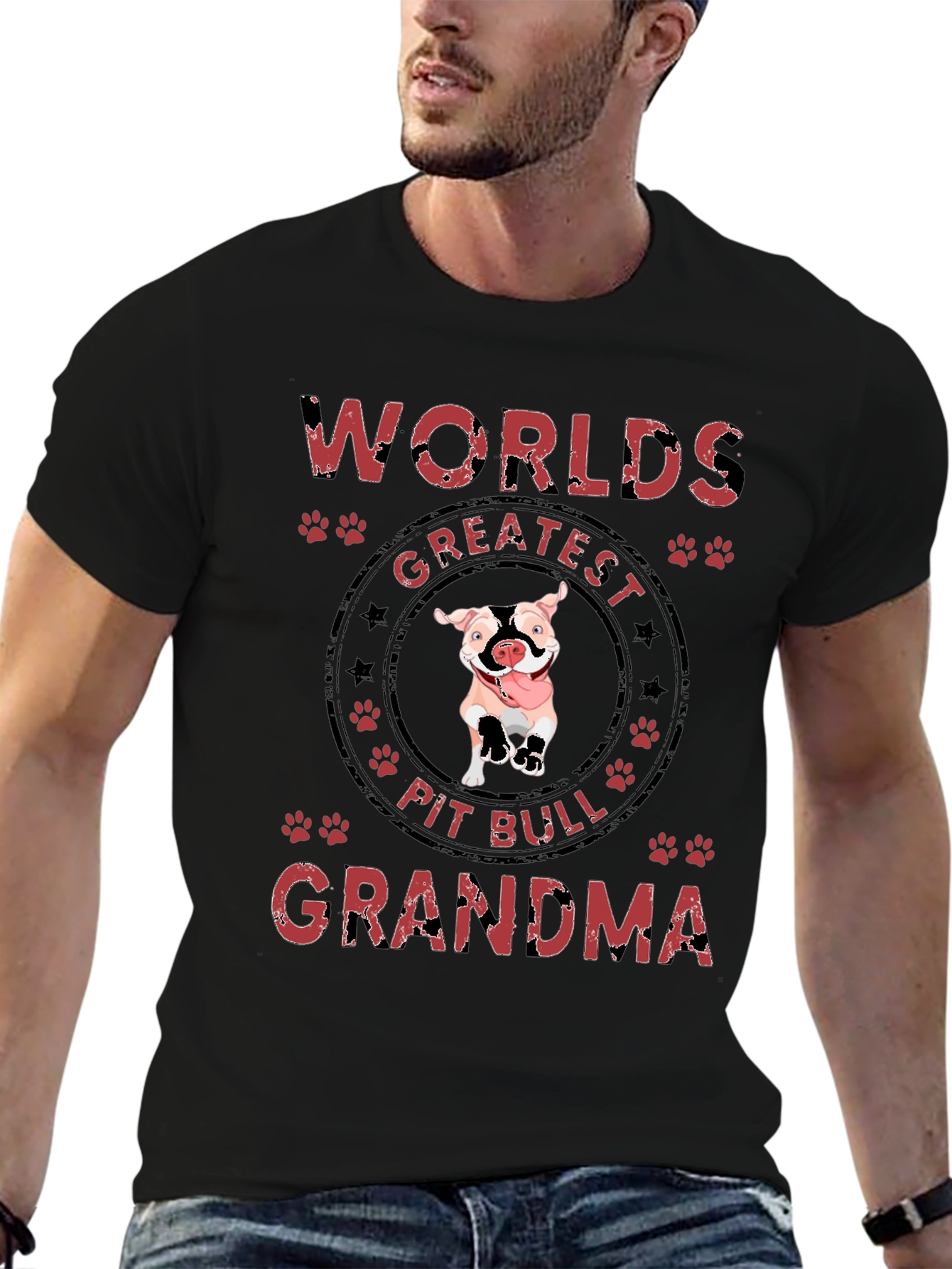 Worlds Greatest Pit Bull Grandma T-Shirt