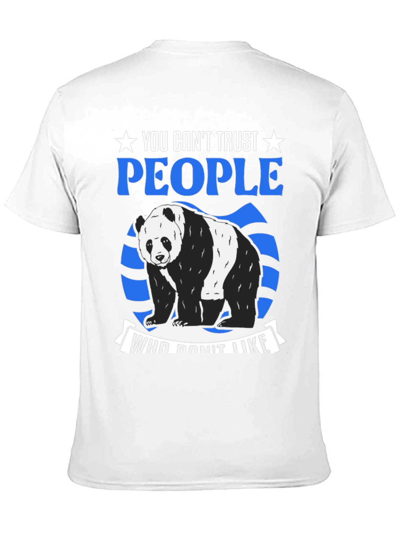 Trust No One Panda Graphic Tee