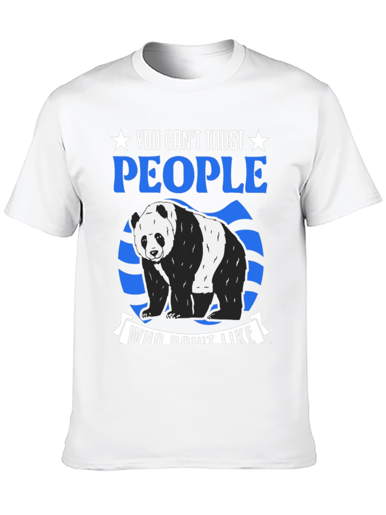 Trust No One Panda Graphic Tee