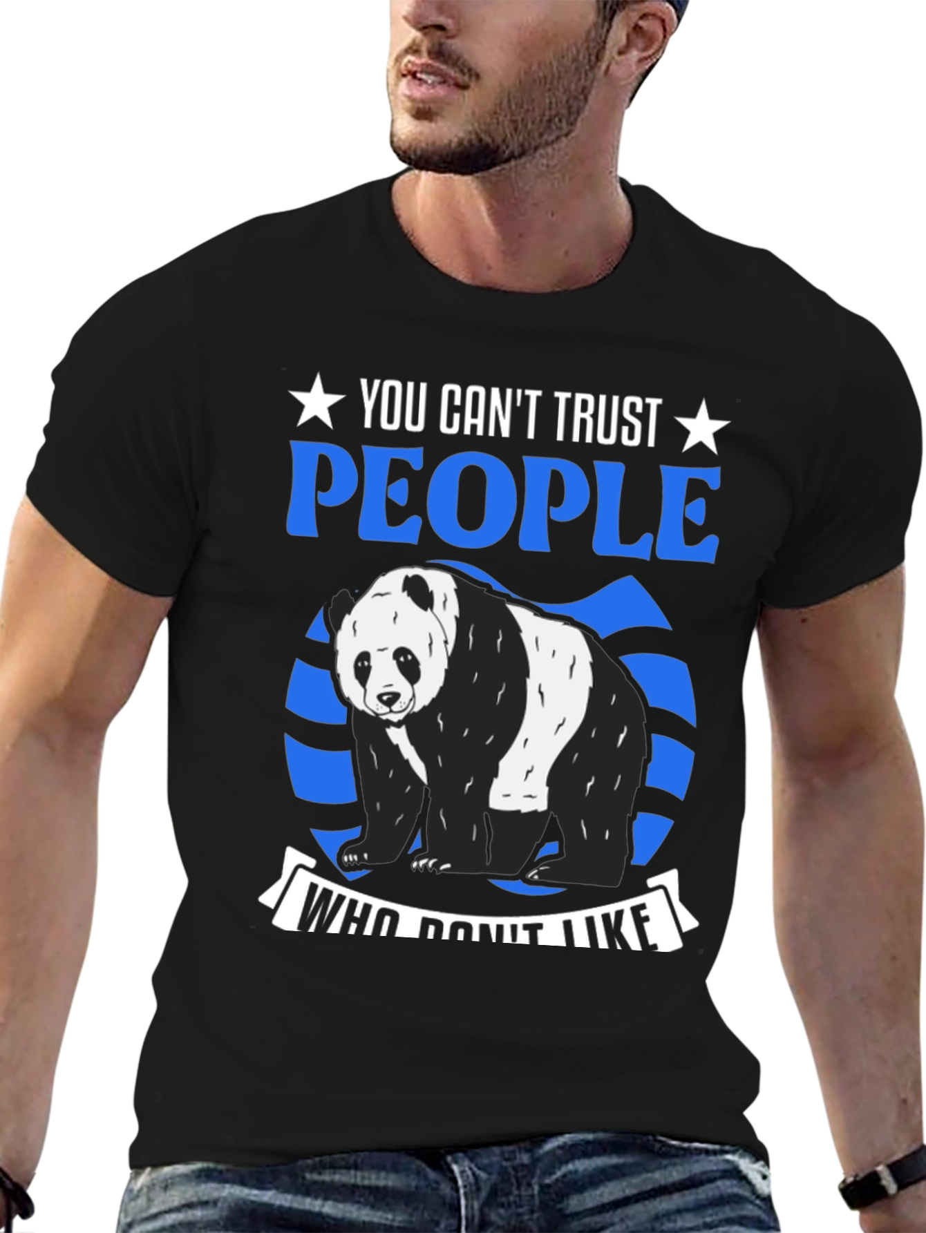Trust No One Panda Graphic Tee