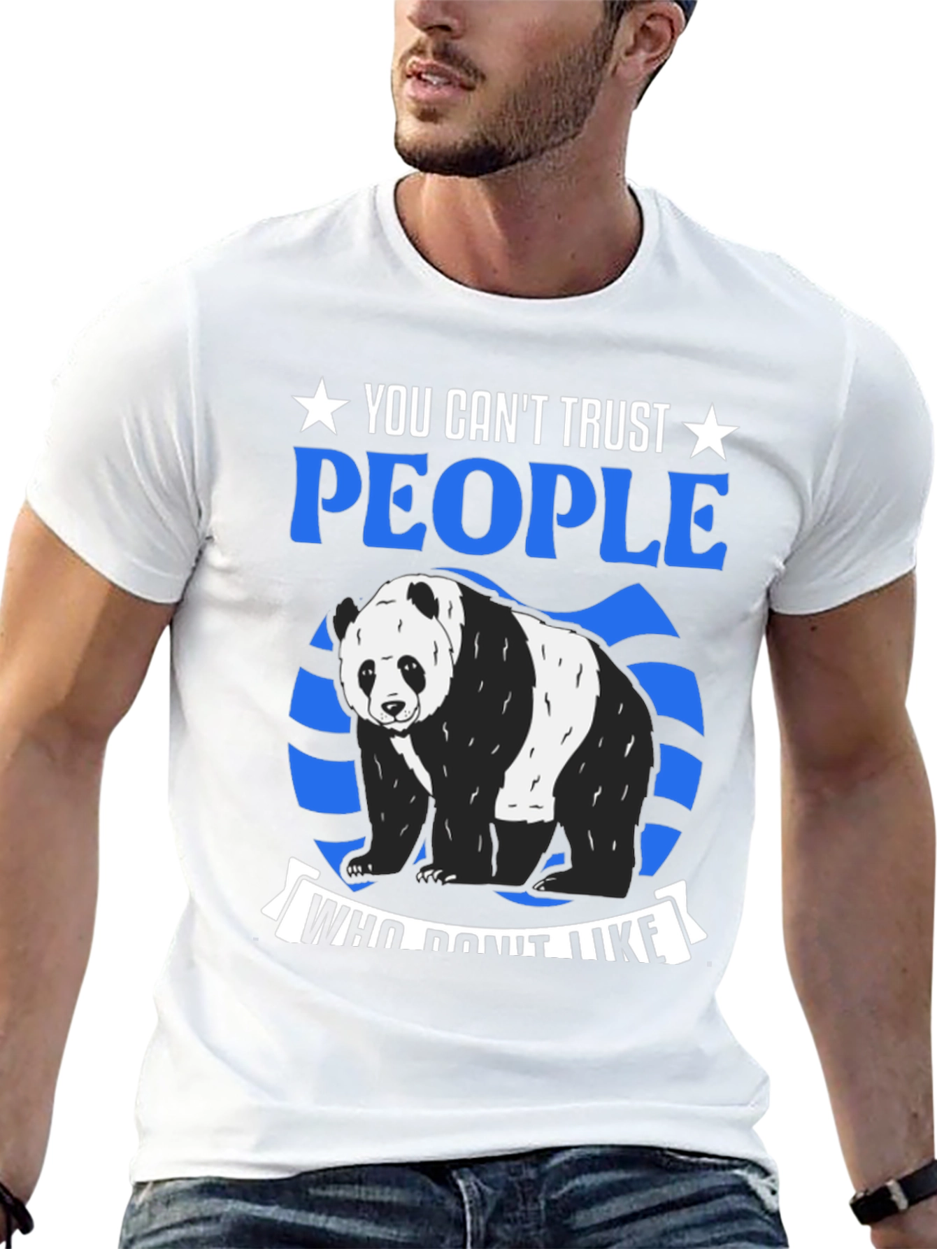 Trust No One Panda Graphic Tee