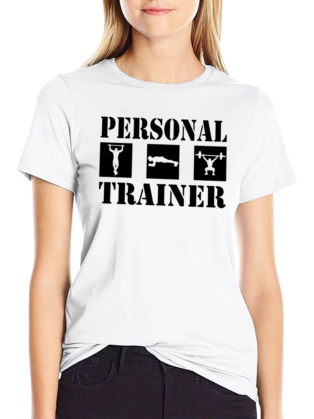 Personal Trainer Black T-Shirt - Gym Workout Apparel