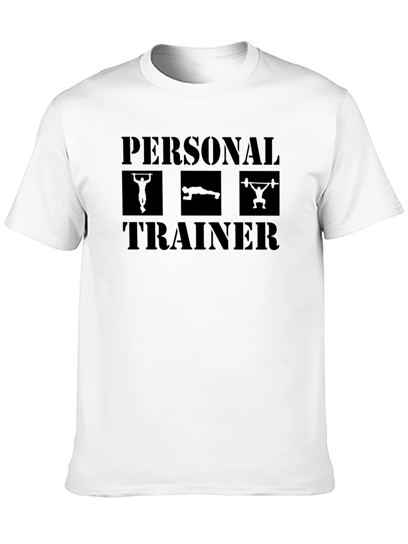 Personal Trainer Black T-Shirt - Gym Workout Apparel