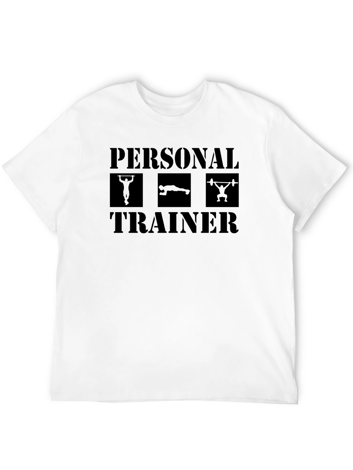 Personal Trainer Black T-Shirt - Gym Workout Apparel