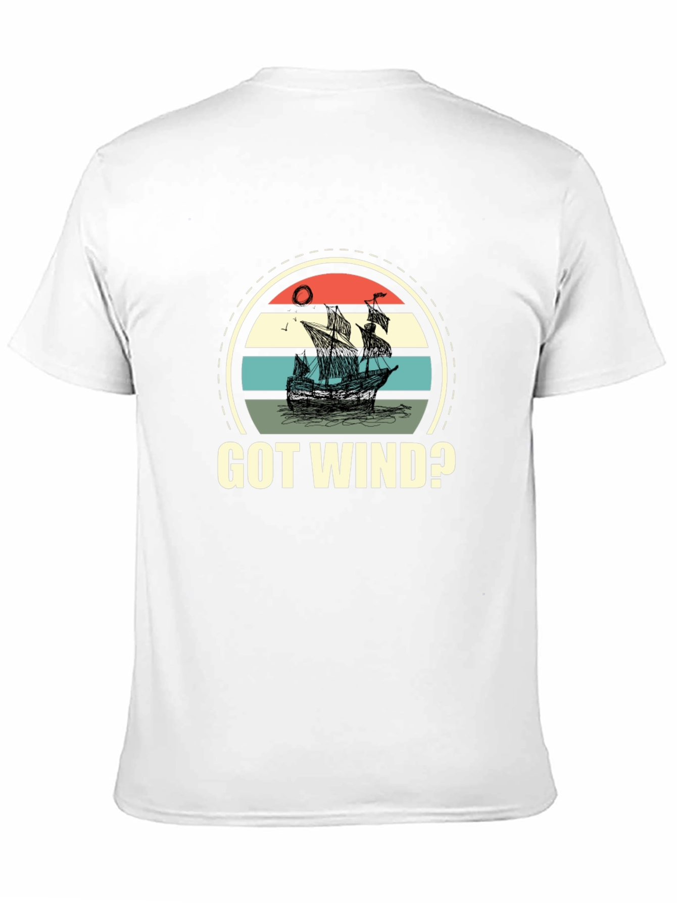 Got Wind? Retro Ship Graphic T-Shirt