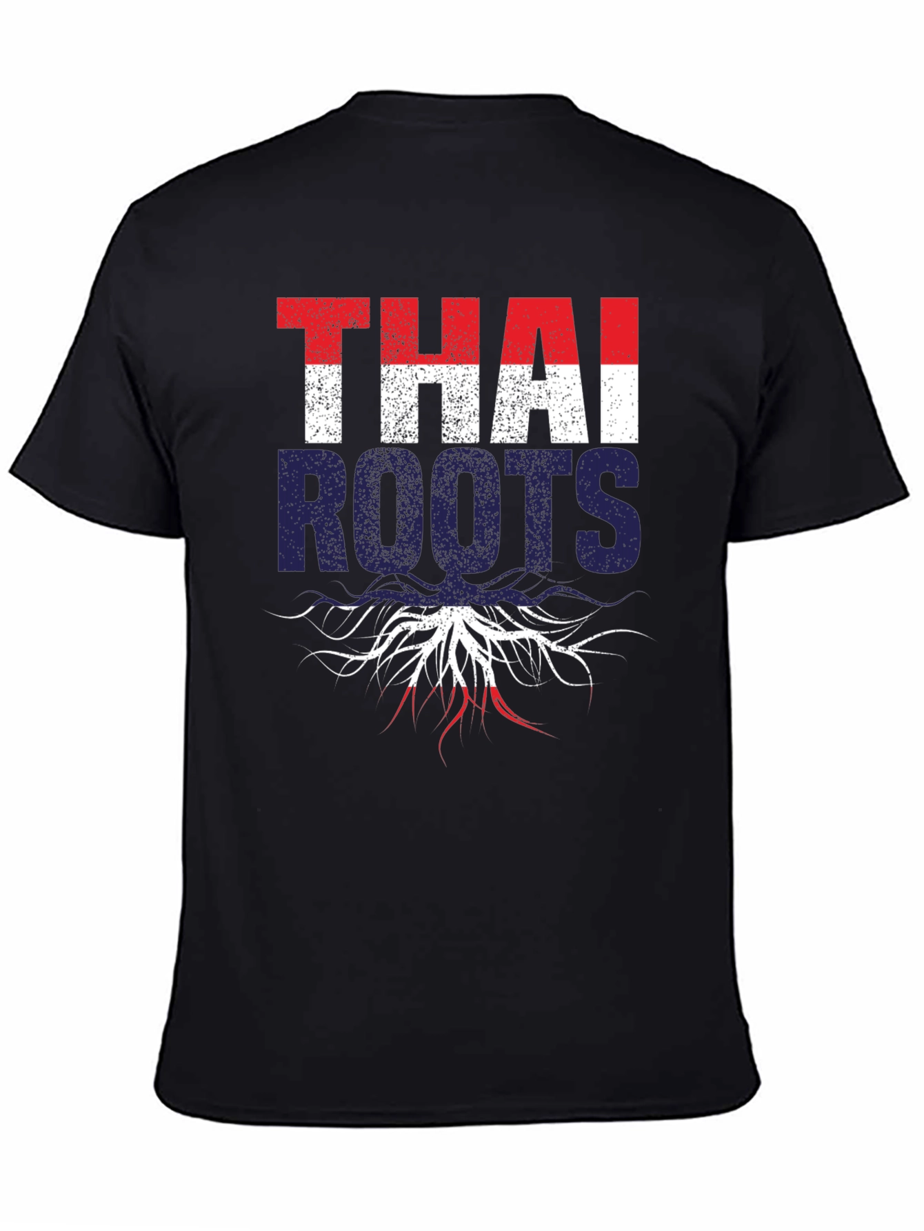 Thai Roots Graphic T-Shirt - Black