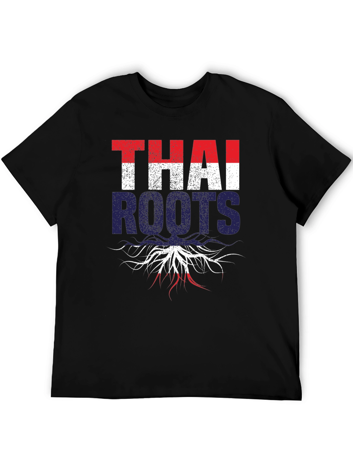 Thai Roots Graphic T-Shirt - Black