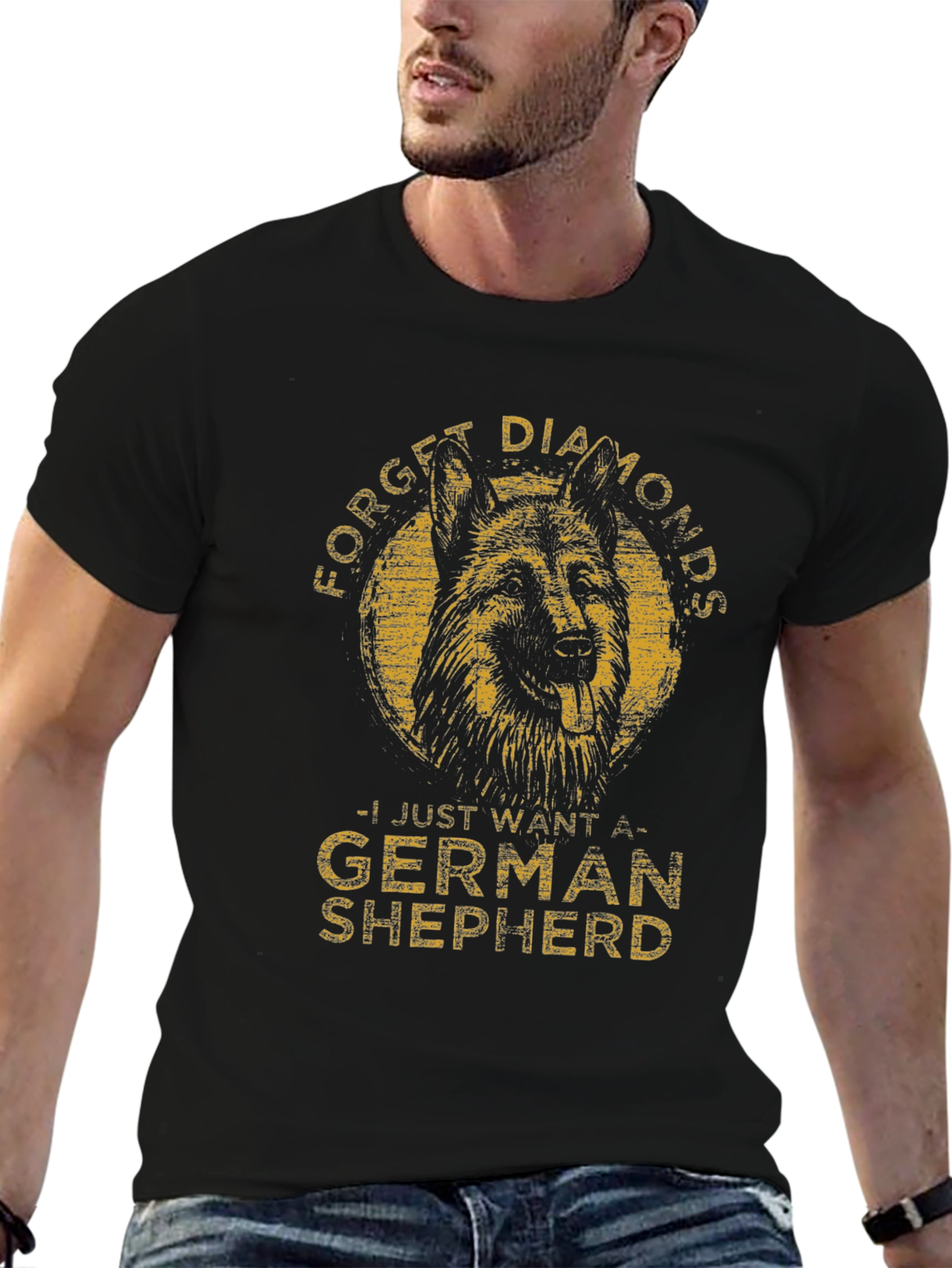 Forget Diamonds German Shepherd T-Shirt