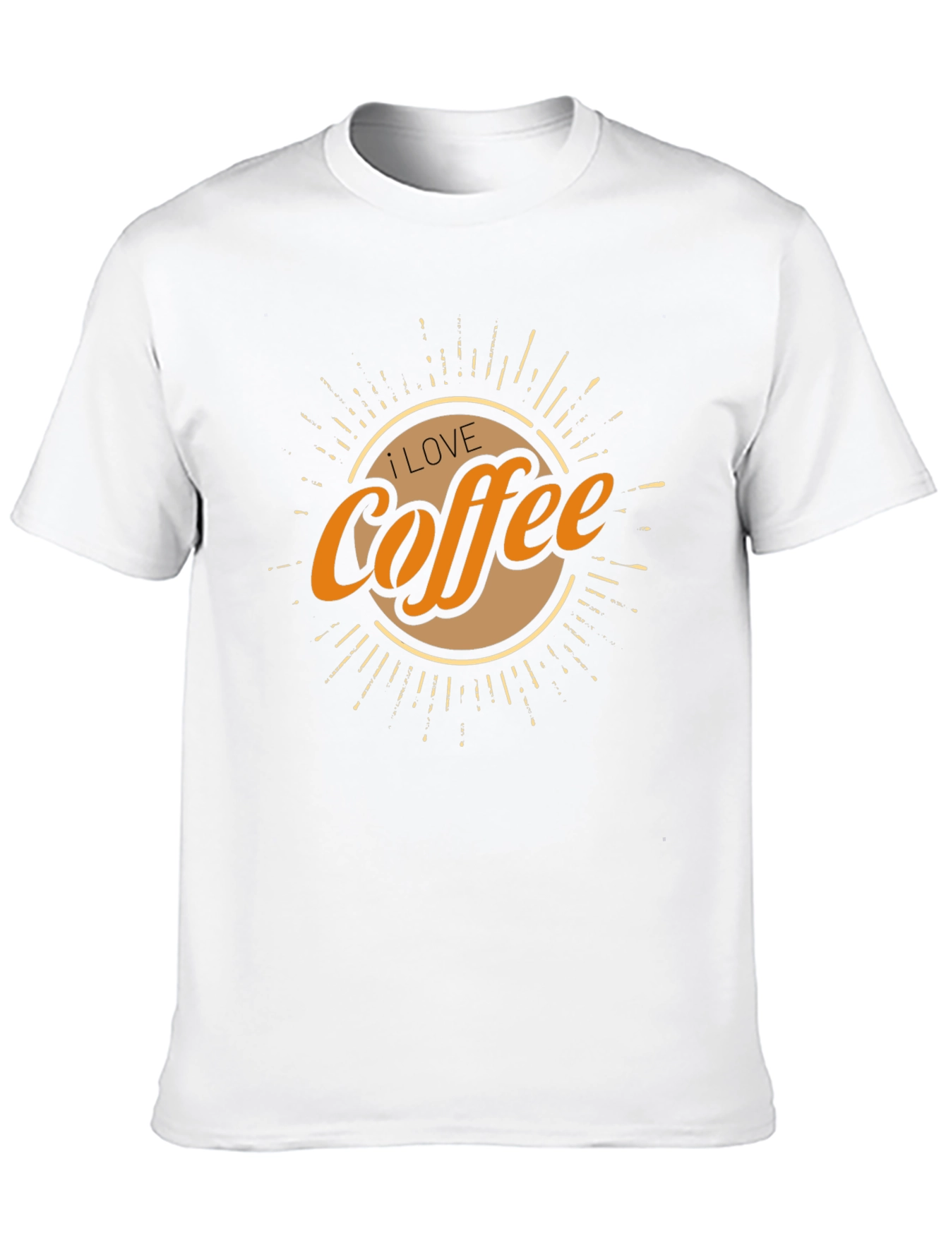I Love Coffee Graphic Tee - Black
