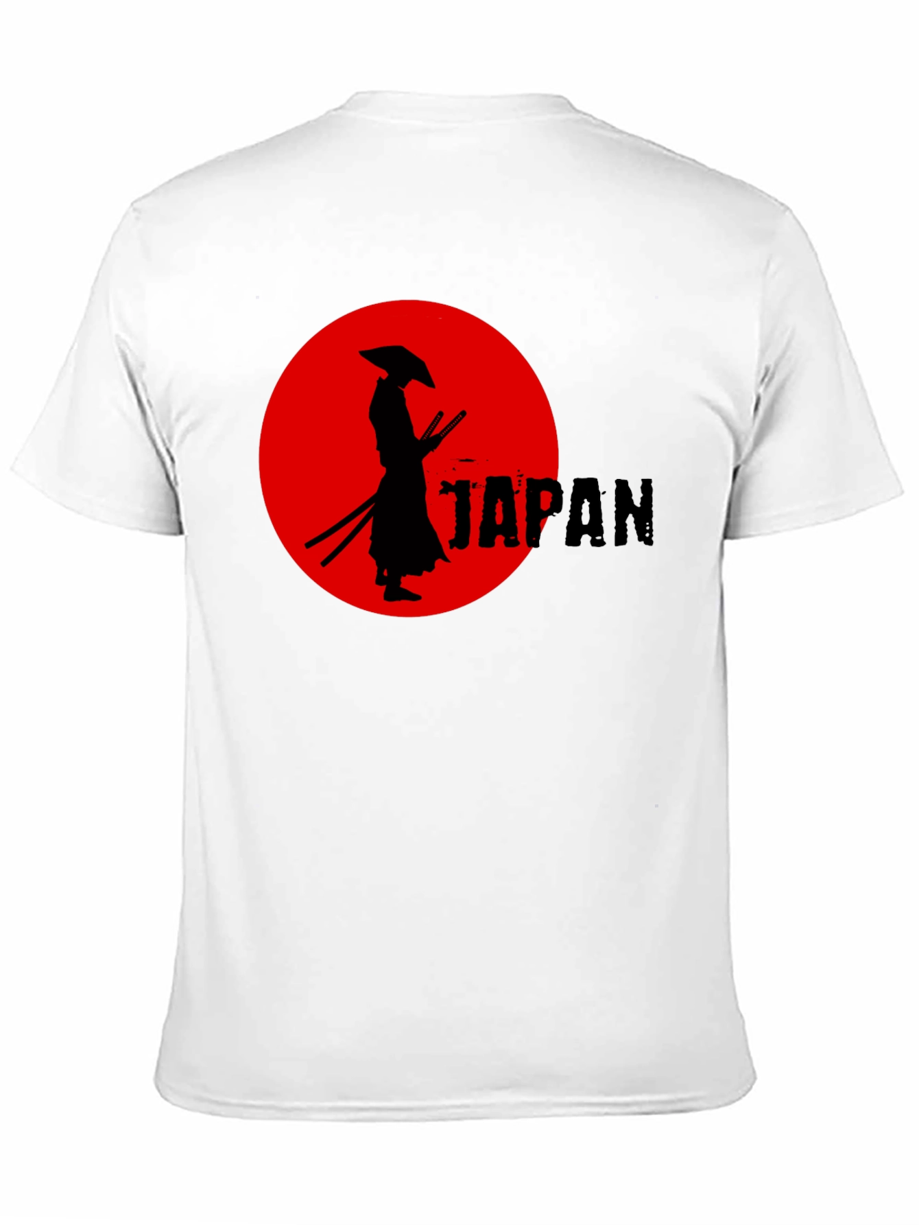 Samurai Japan Graphic Tee - Cool Black T-Shirt