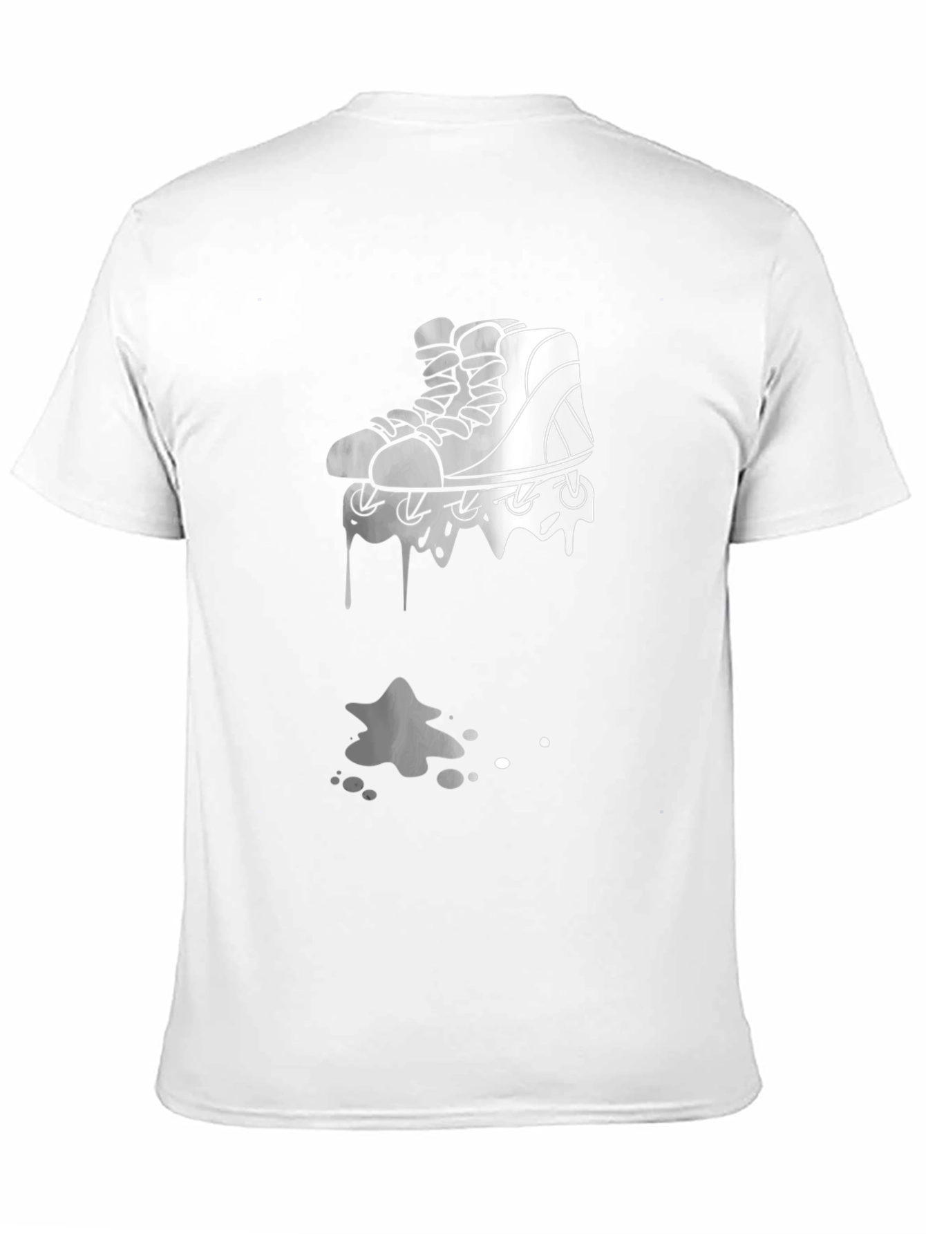 Skate Drip Black Graphic Tee