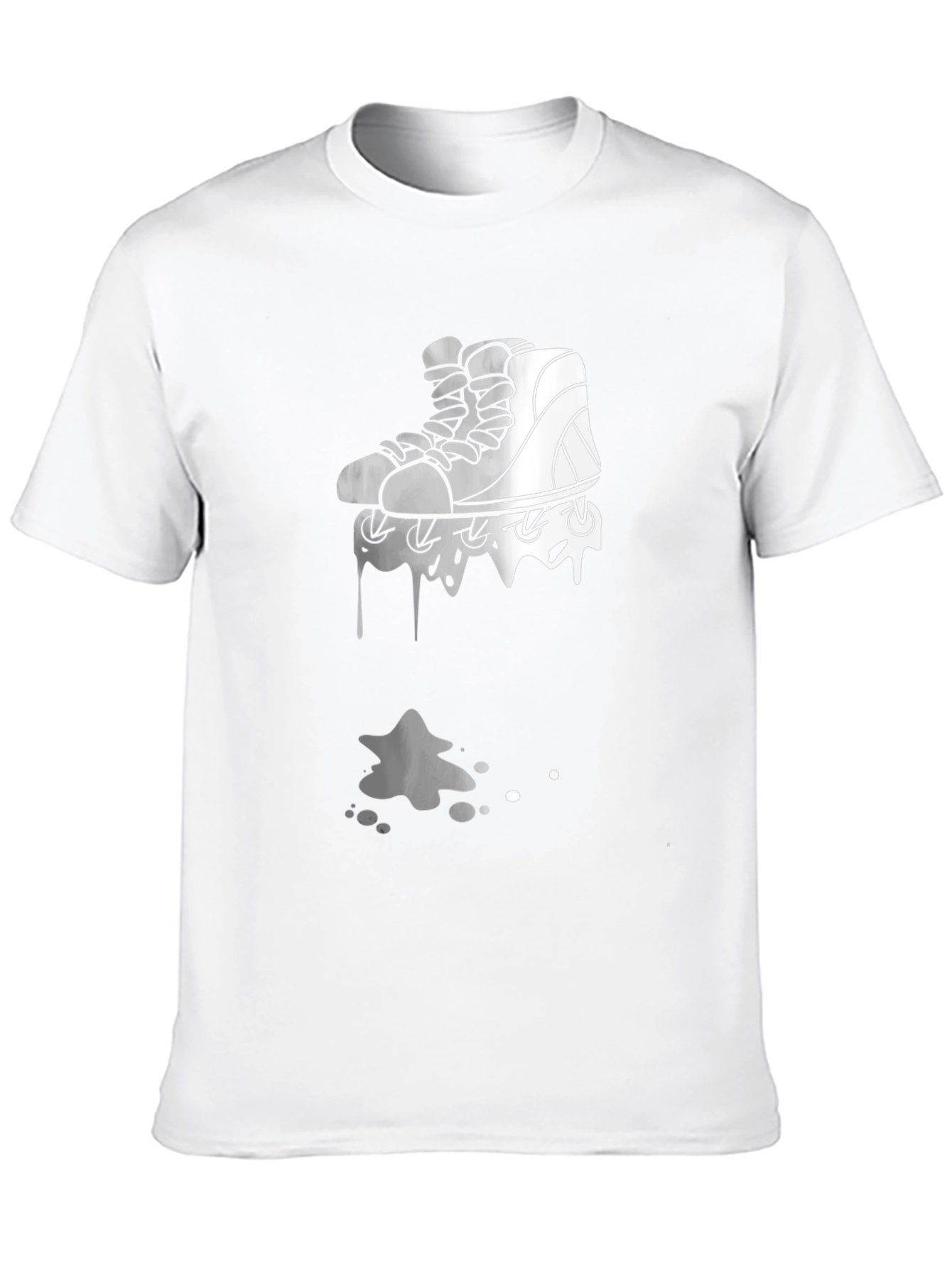 Skate Drip Black Graphic Tee