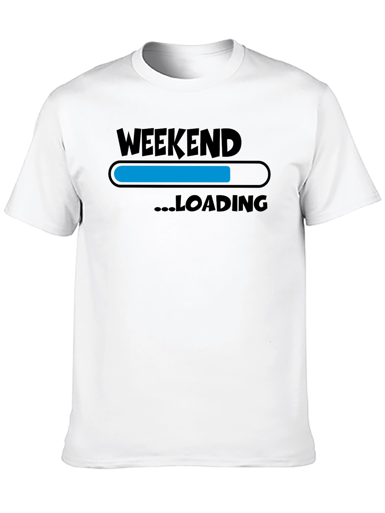 Weekend Loading T-Shirt - Black Graphic Tee