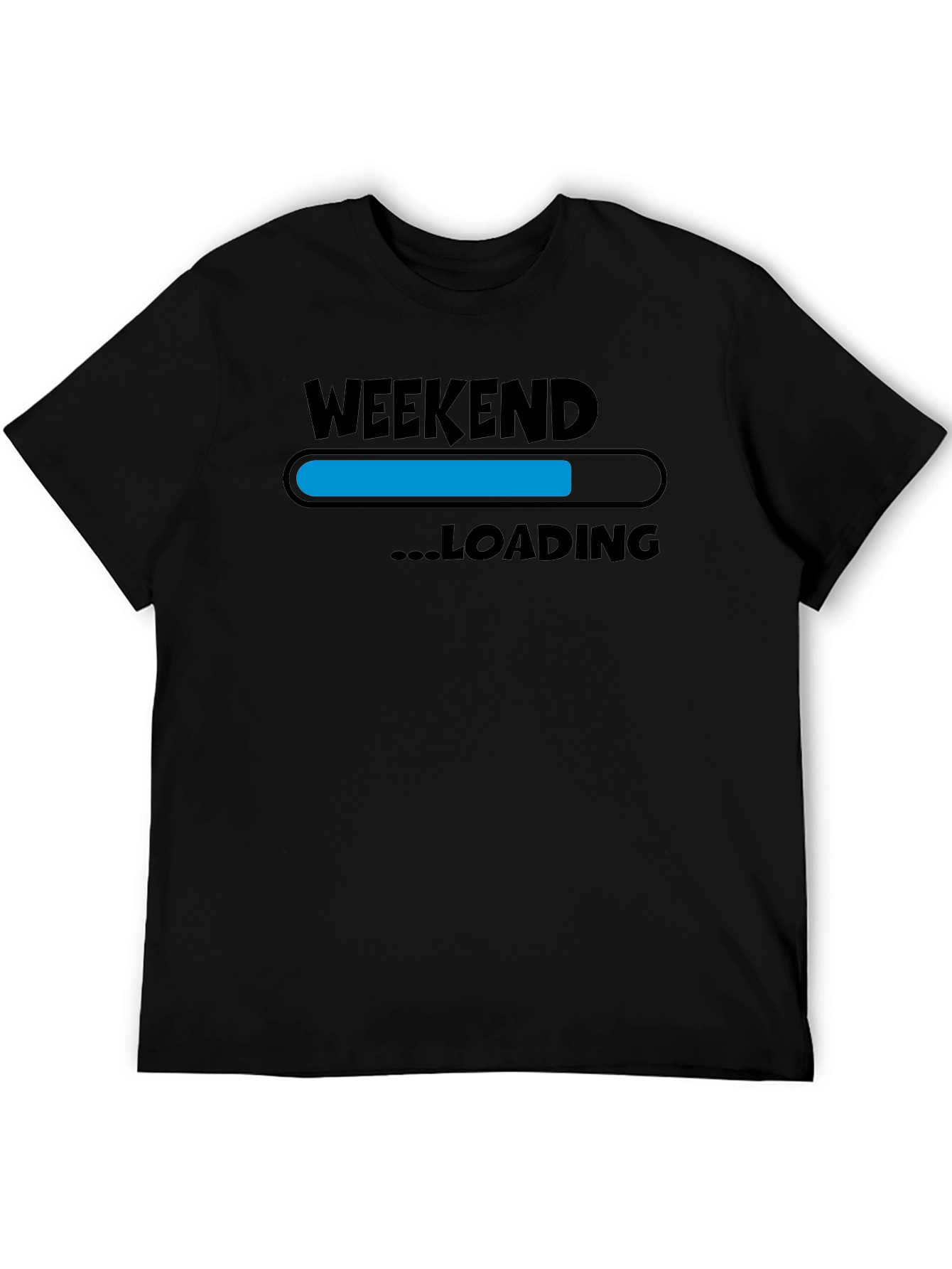 Weekend Loading T-Shirt - Black Graphic Tee