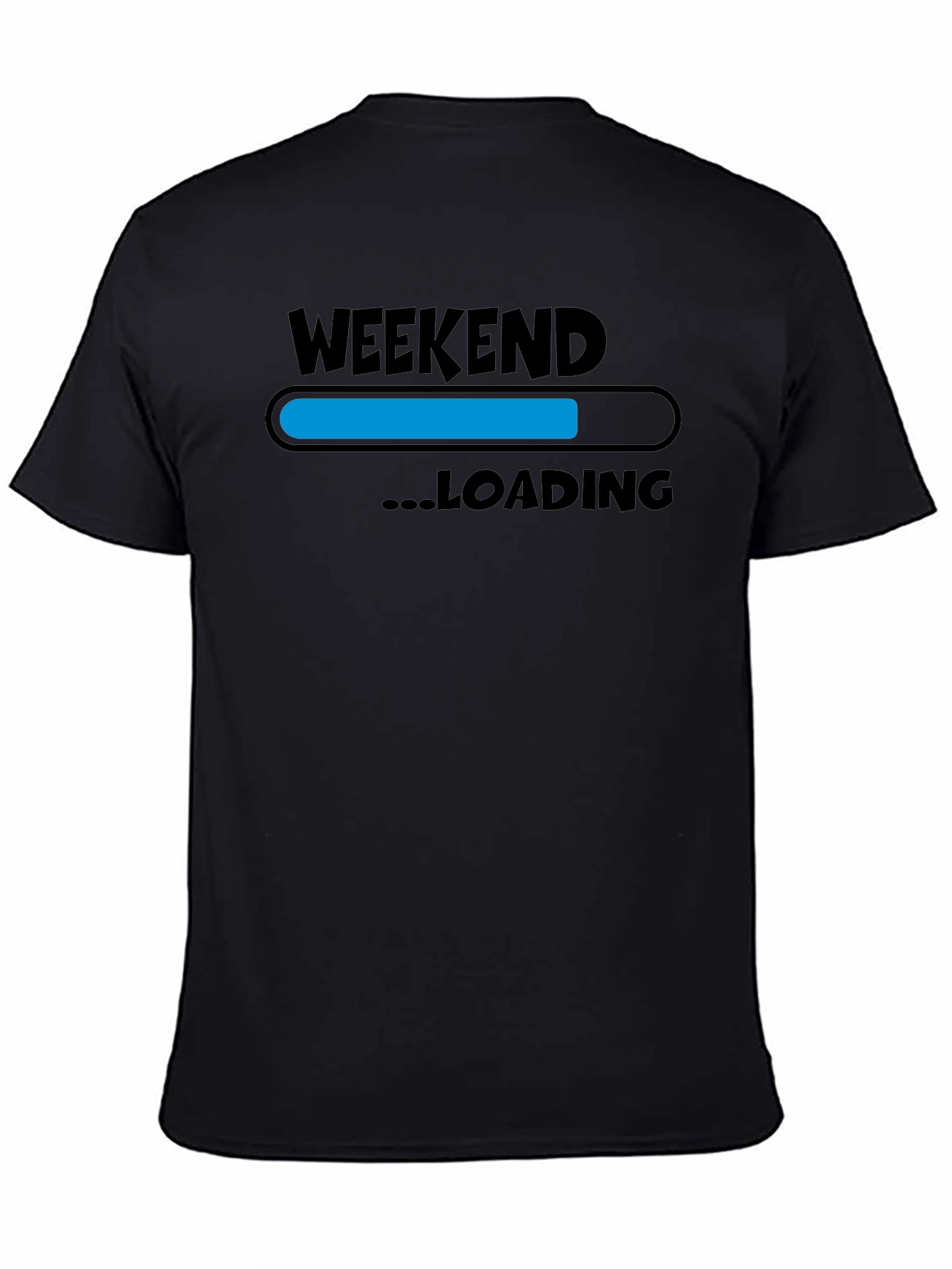 Weekend Loading T-Shirt - Black Graphic Tee