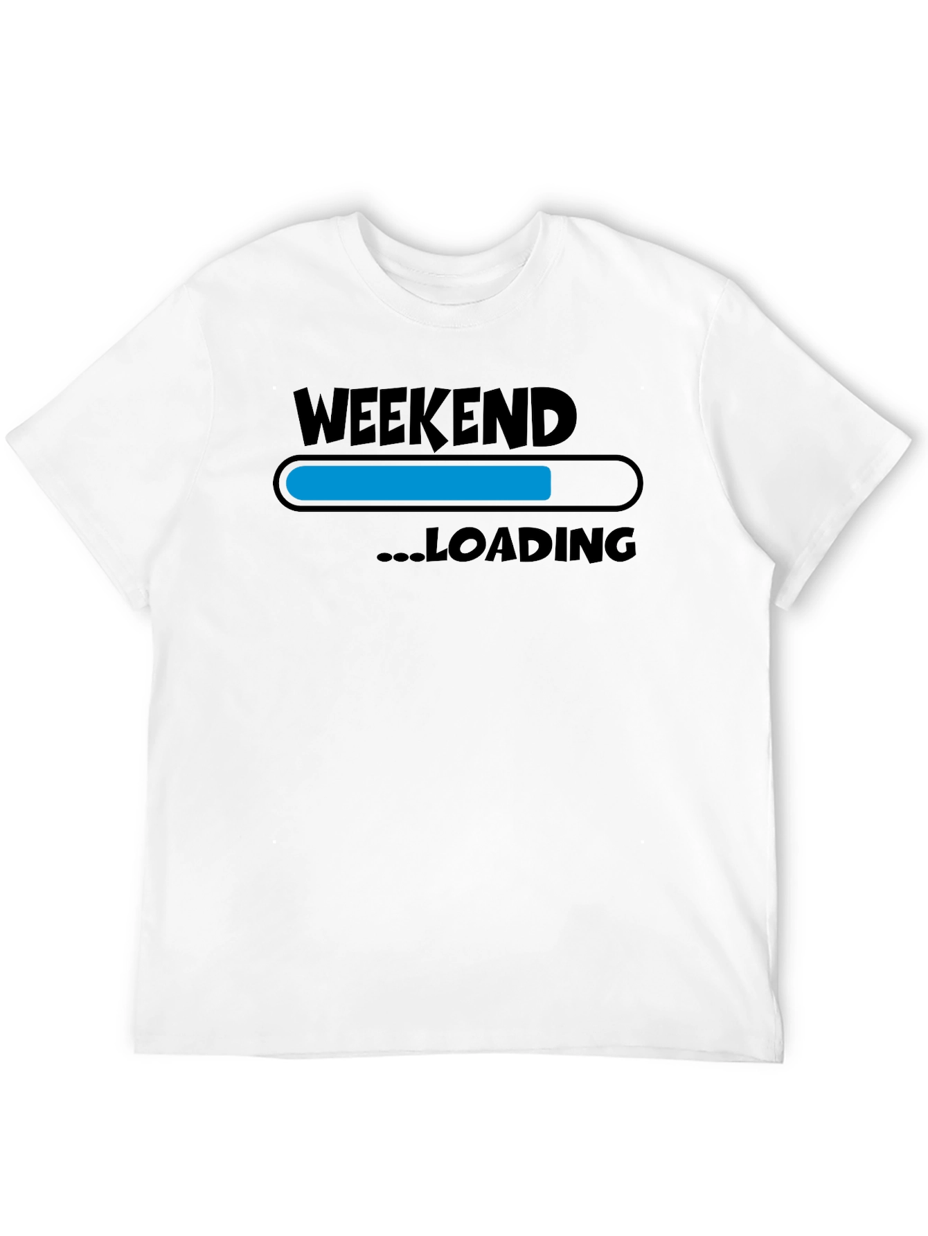 Weekend Loading T-Shirt - Black Graphic Tee