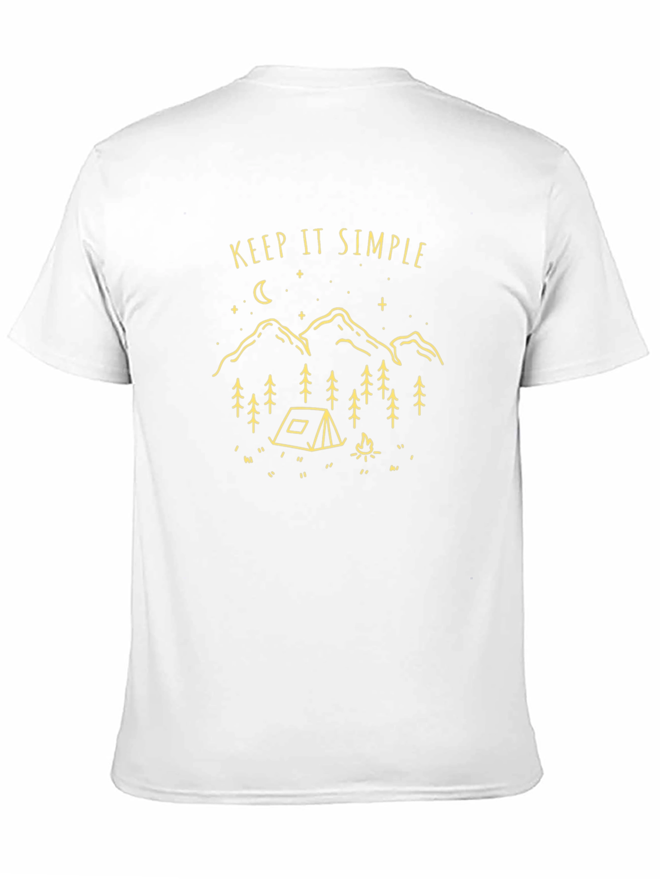 Keep It Simple Graphic T-Shirt - Black