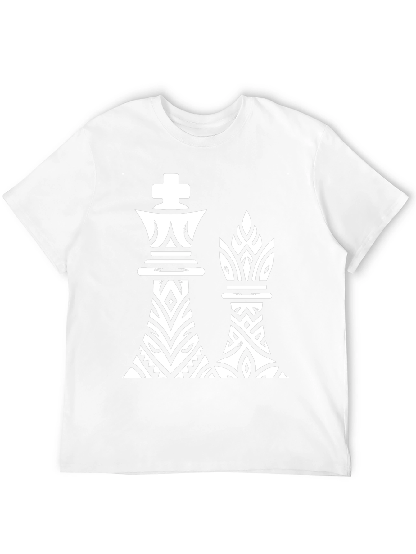 Chess King & Queen Graphic Tee - Black