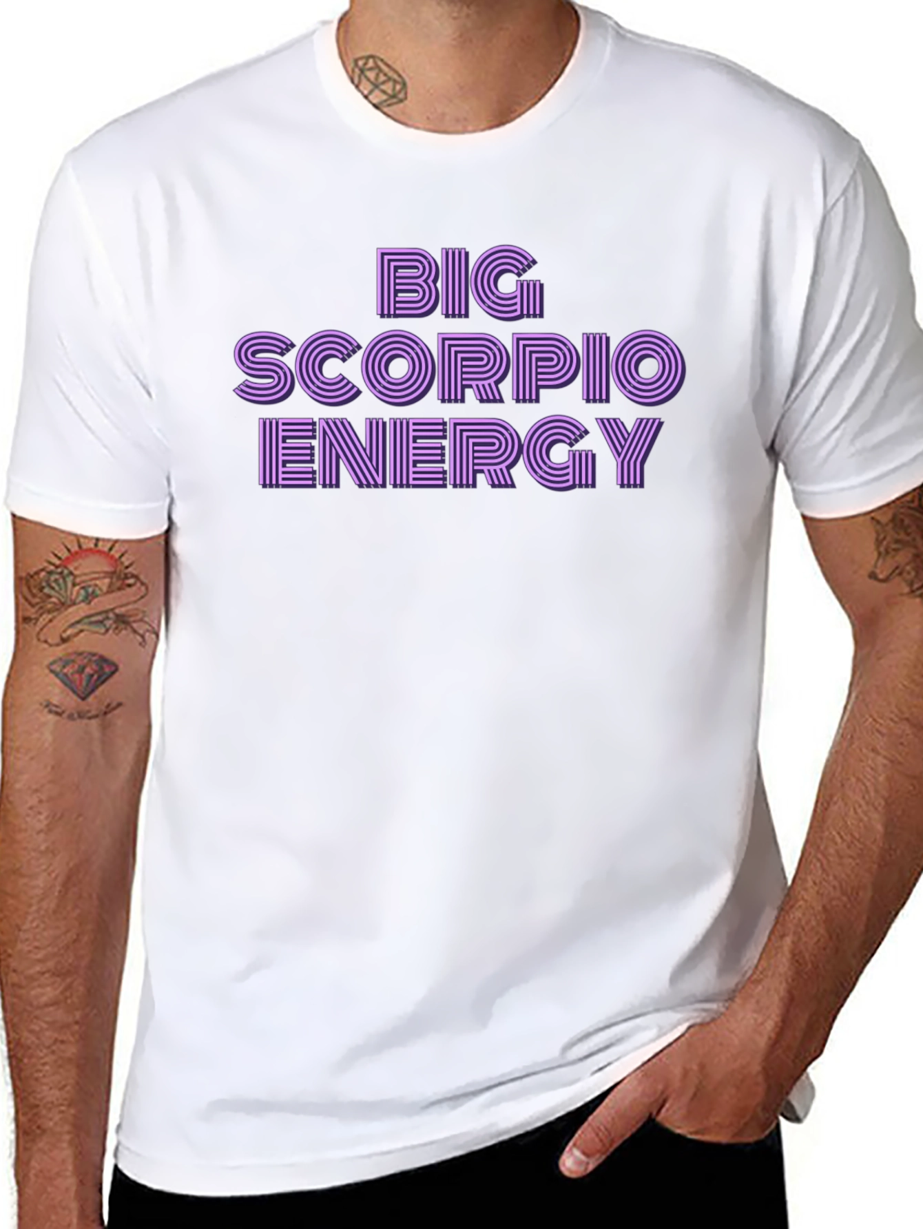 Big Scorpio Energy Black T-Shirt