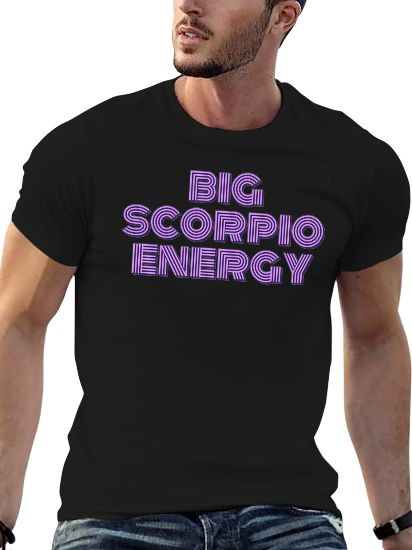 Big Scorpio Energy Black T-Shirt
