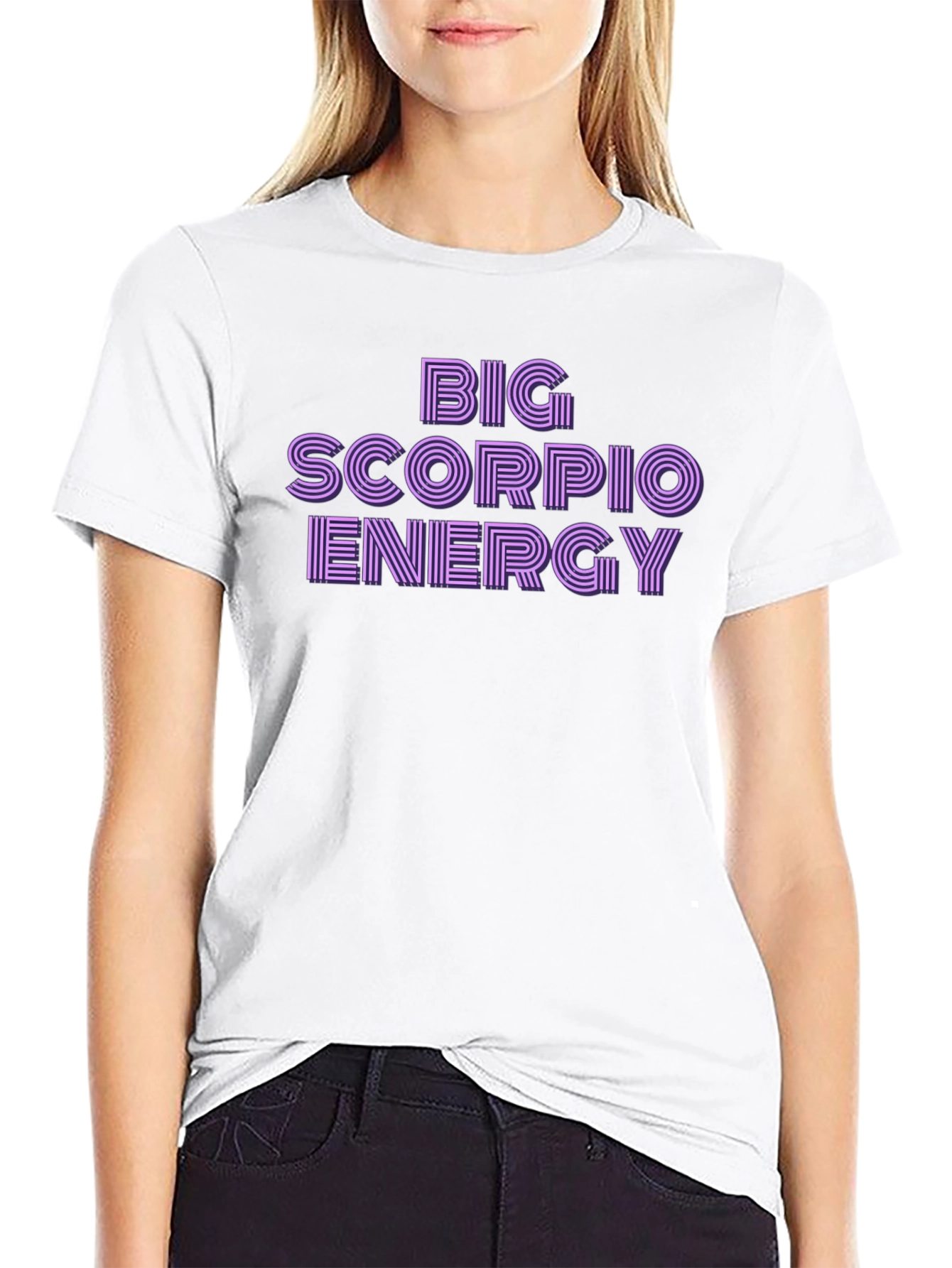 Big Scorpio Energy Black T-Shirt