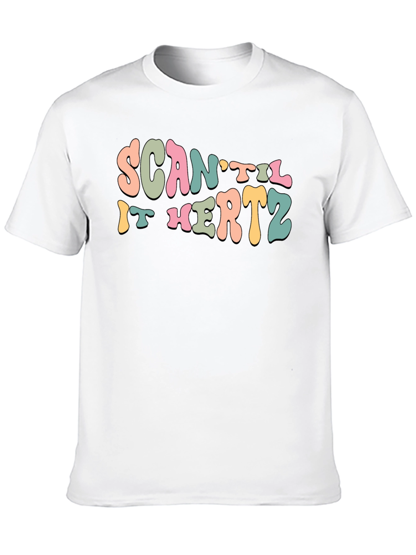 Scan Til It Hertz Retro T-Shirt
