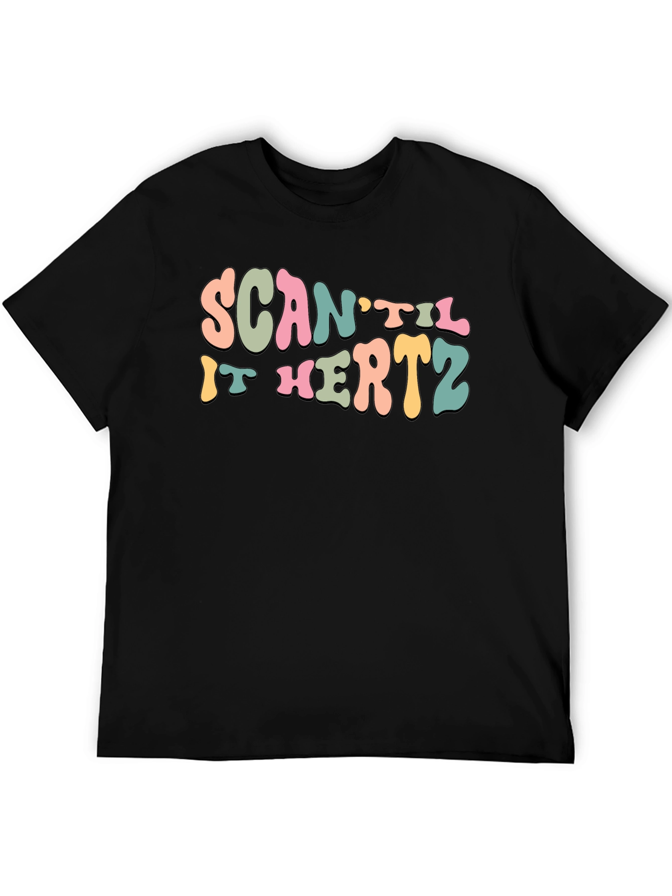 Scan Til It Hertz Retro T-Shirt