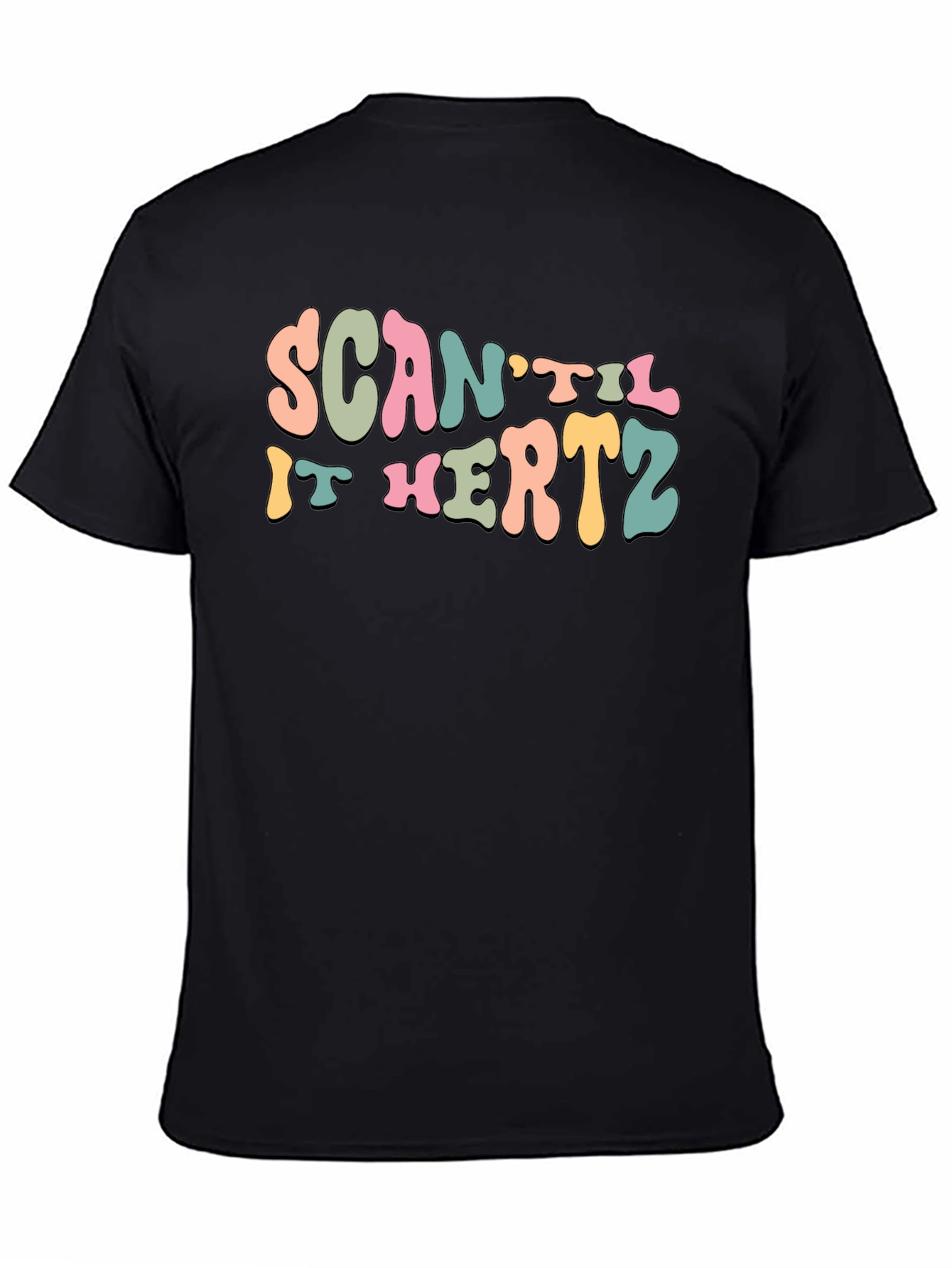 Scan Til It Hertz Retro T-Shirt