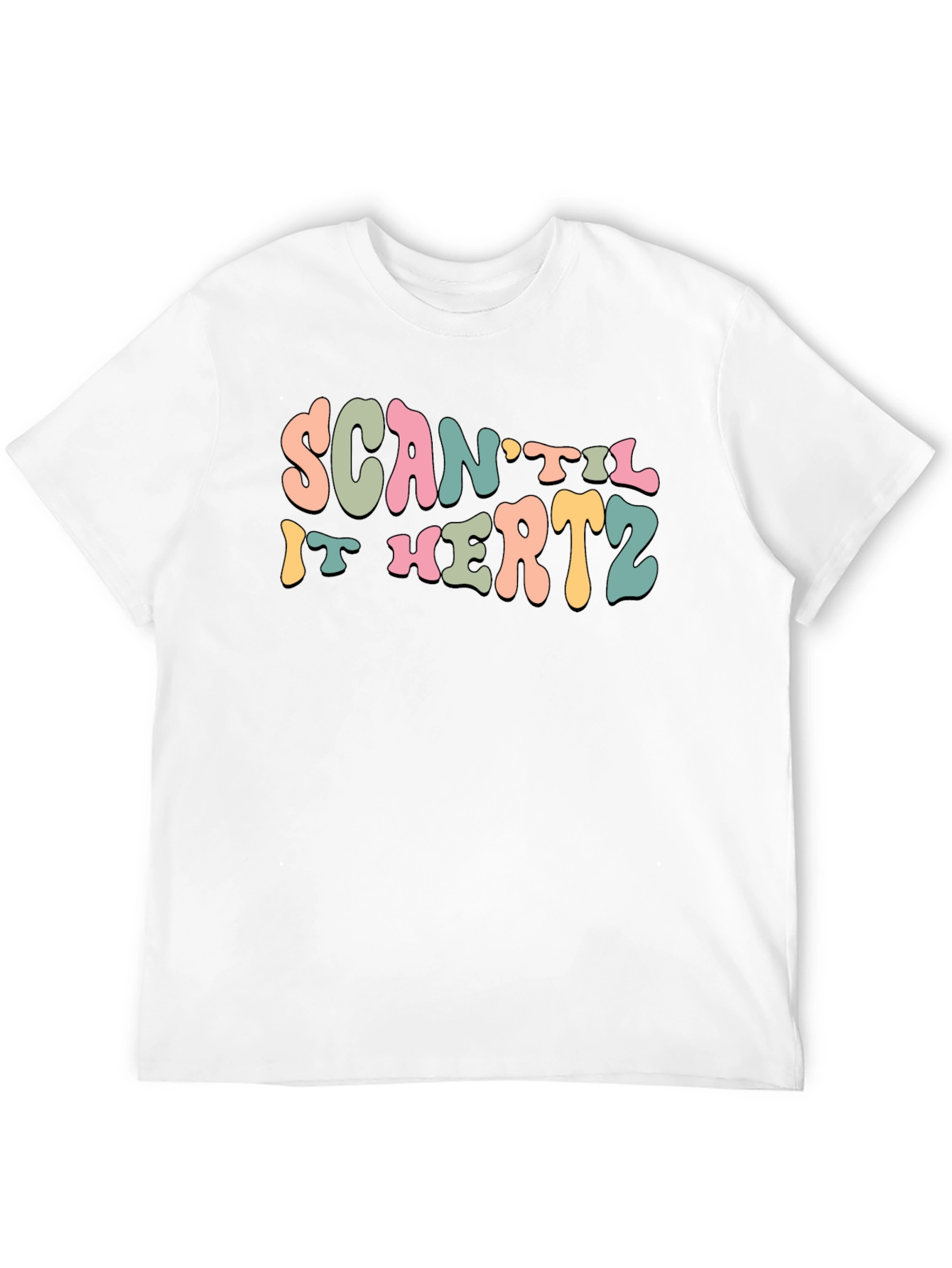Scan Til It Hertz Retro T-Shirt