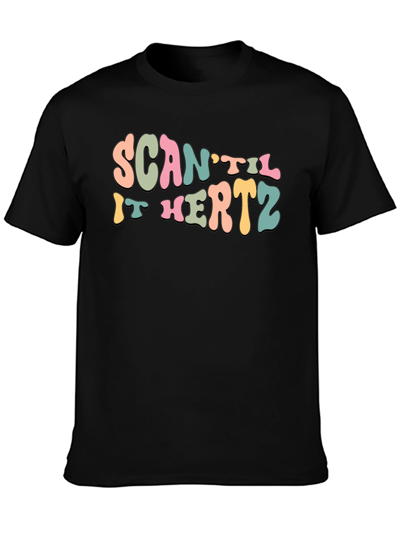 Scan Til It Hertz Retro T-Shirt