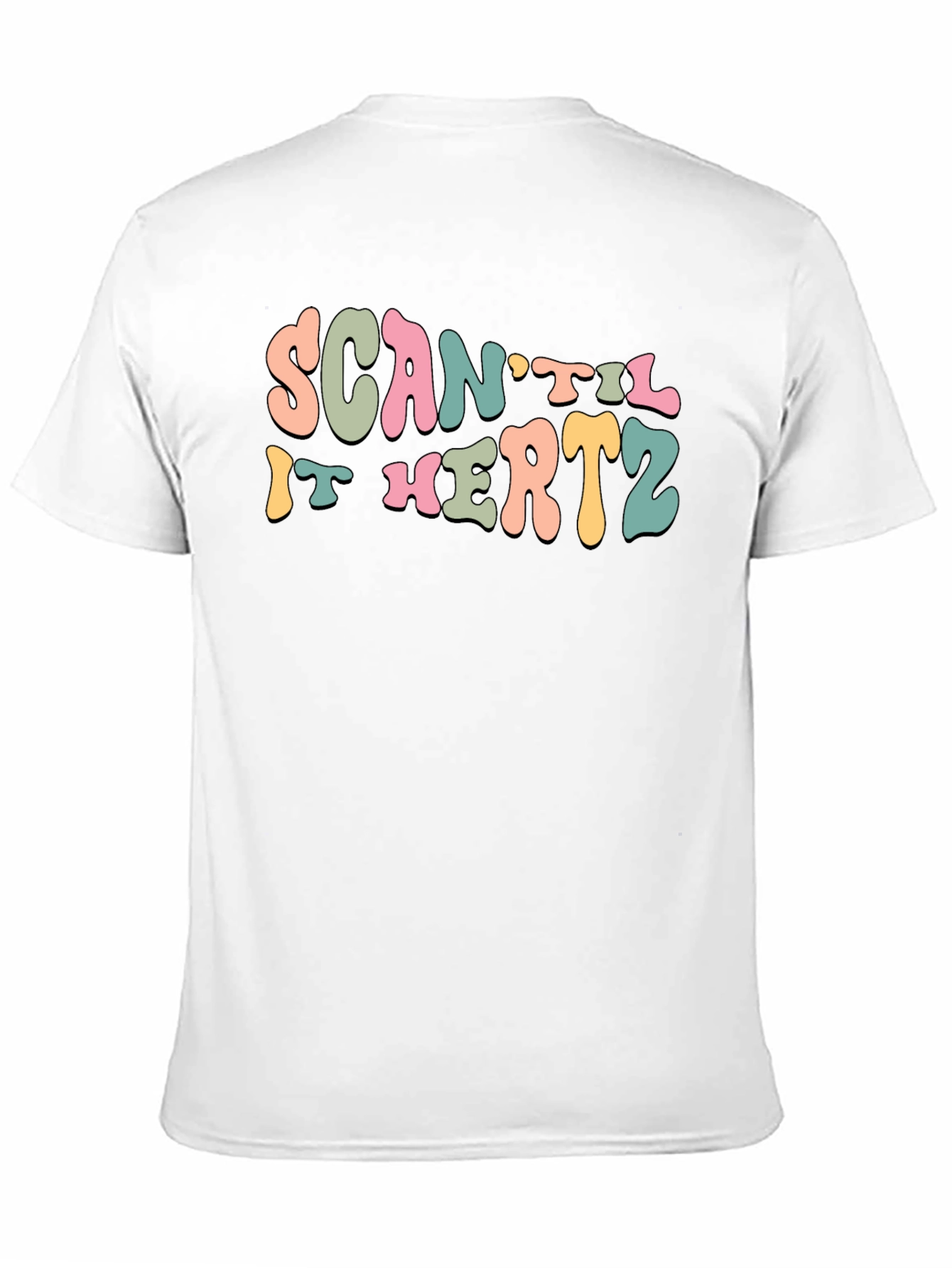 Scan Til It Hertz Retro T-Shirt