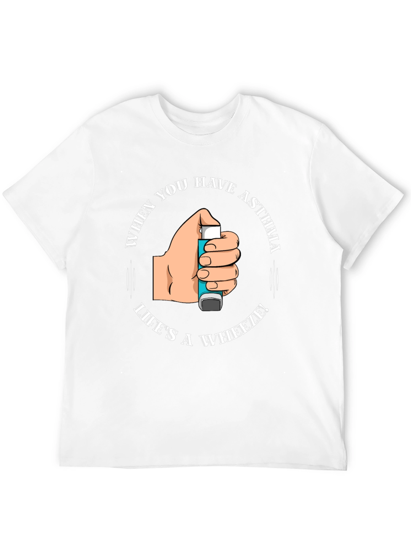 Asthma Awareness T-Shirt - Lifes a Wheeze